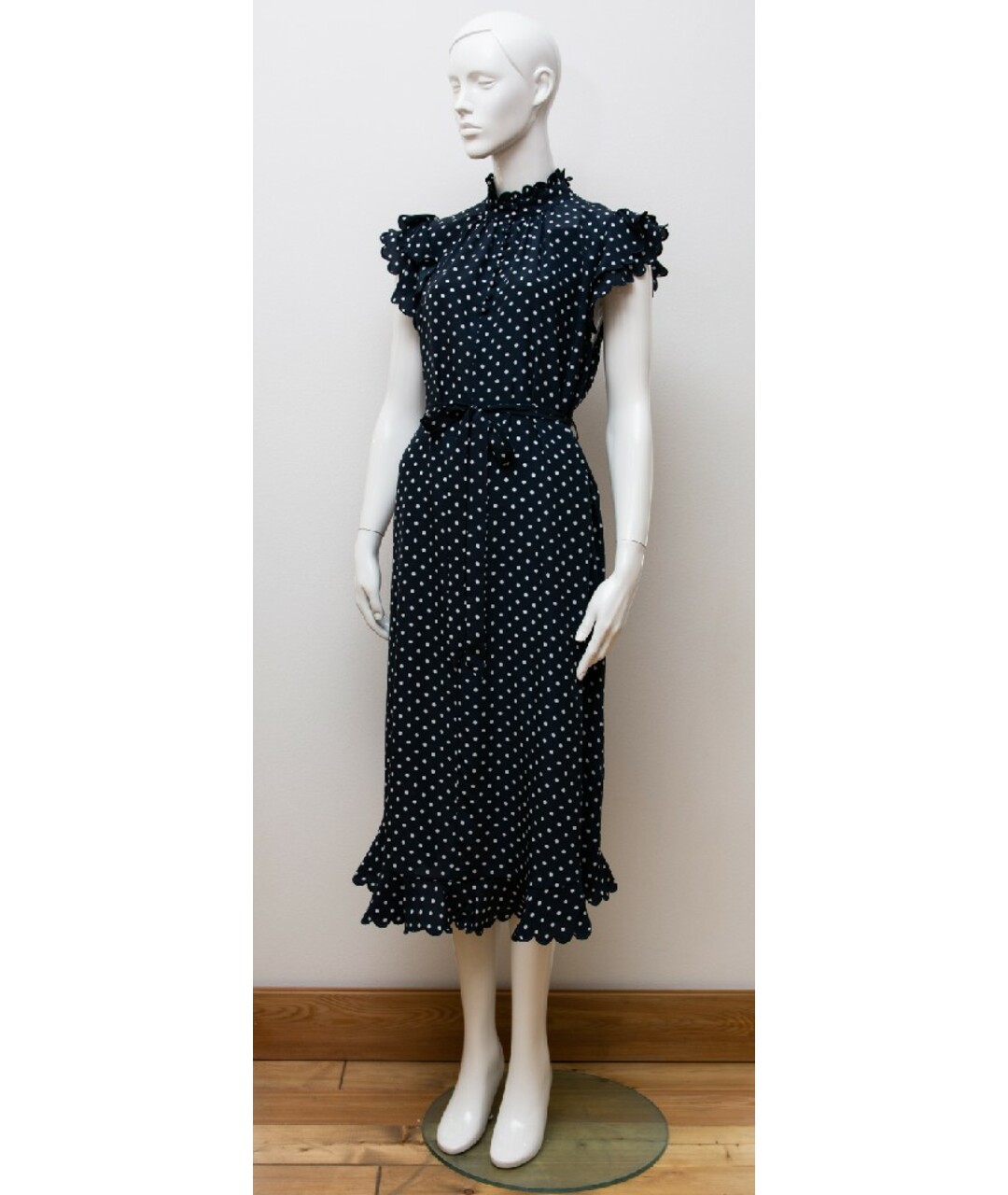 ZIMMERMANN Темно-синее шелковое платье, фото 6