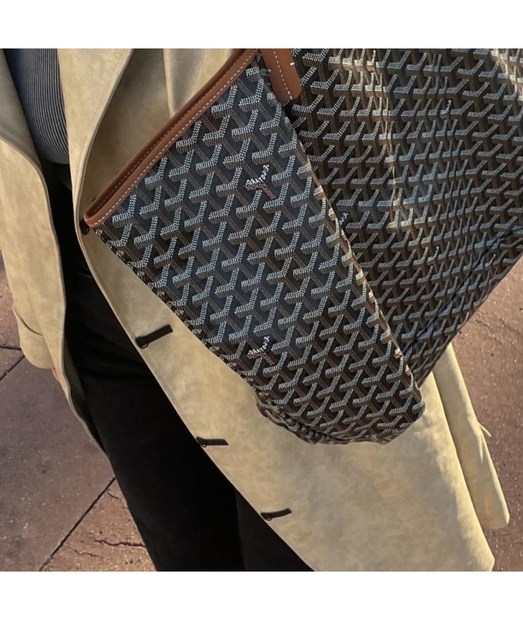 GOYARD Коричневая сумка тоут, фото 7