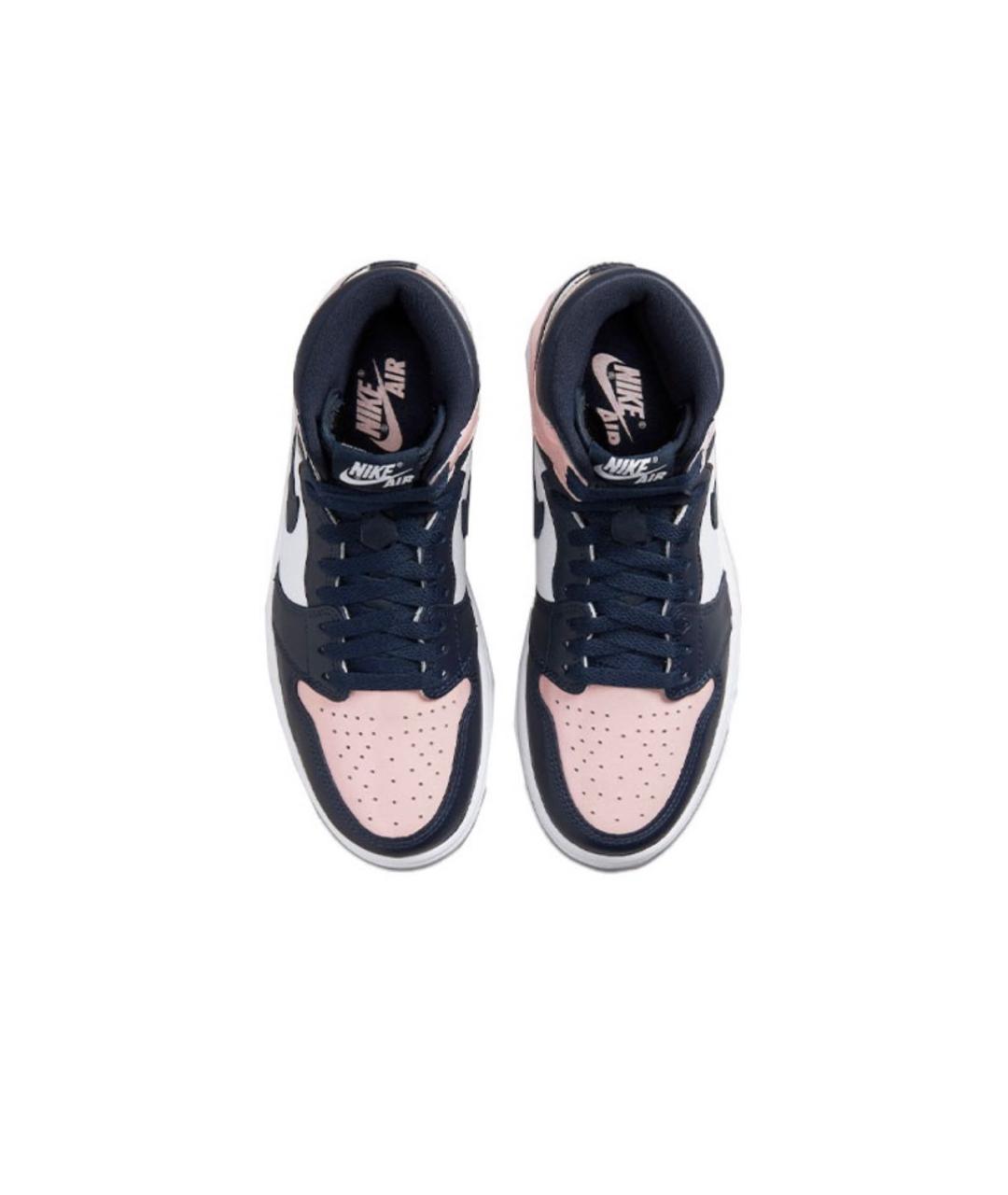 JORDAN Розовые кожаные кеды, фото 3