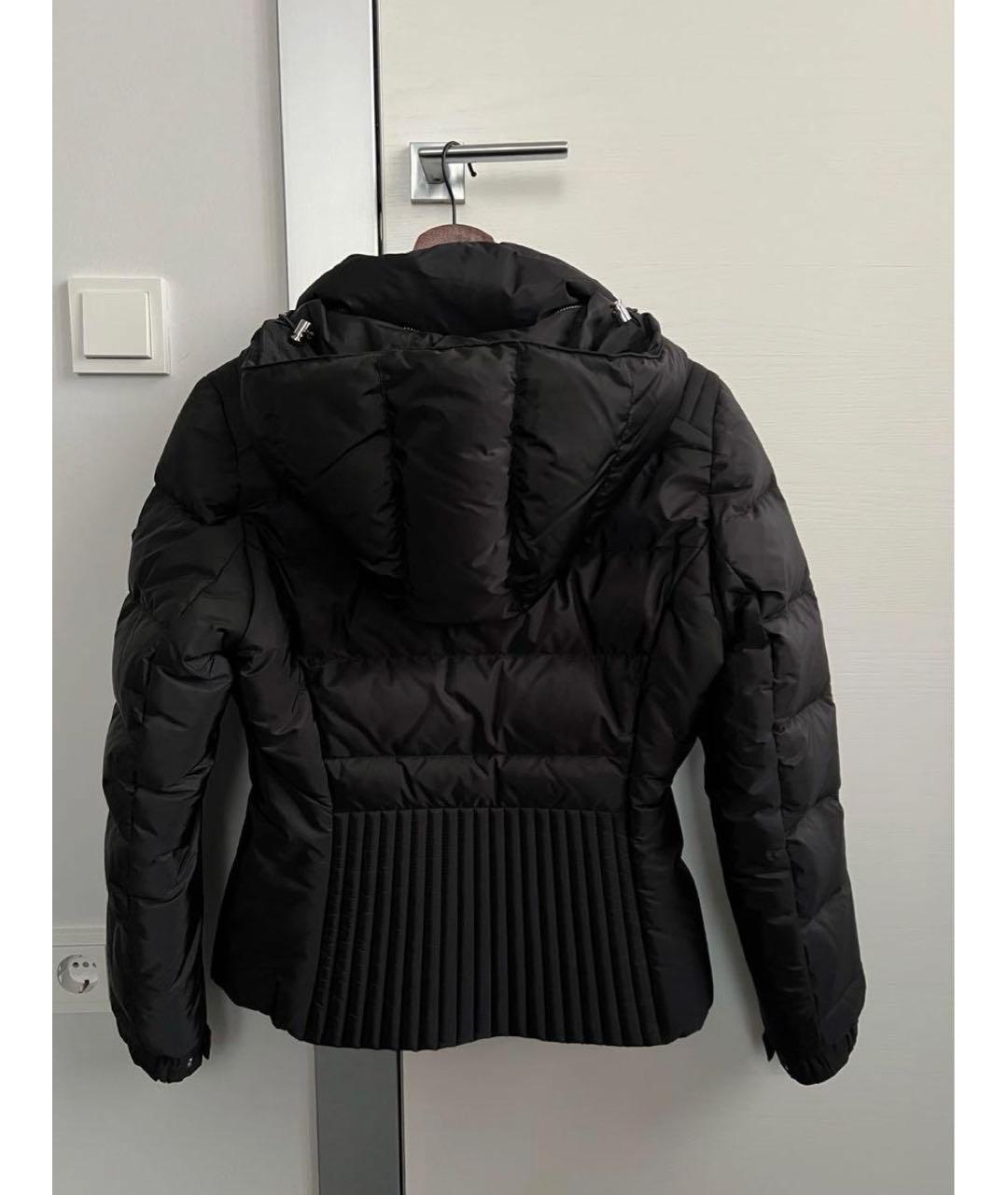 PRADA Черный полиэстеровый пуховик, фото 2