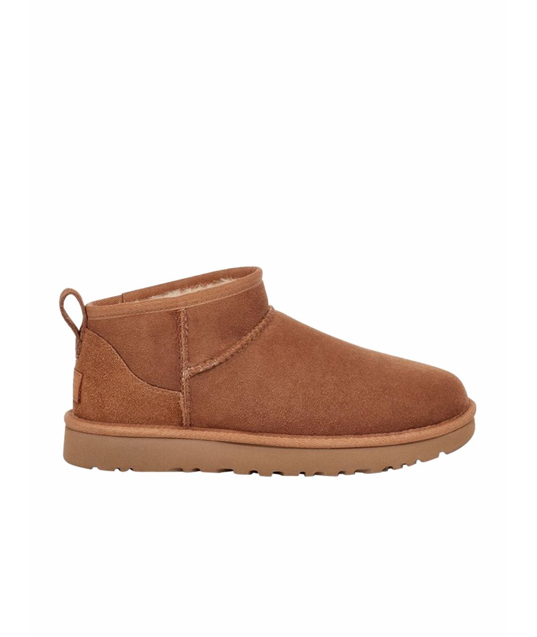 UGG AUSTRALIA Бежевые замшевые ботинки, фото 1