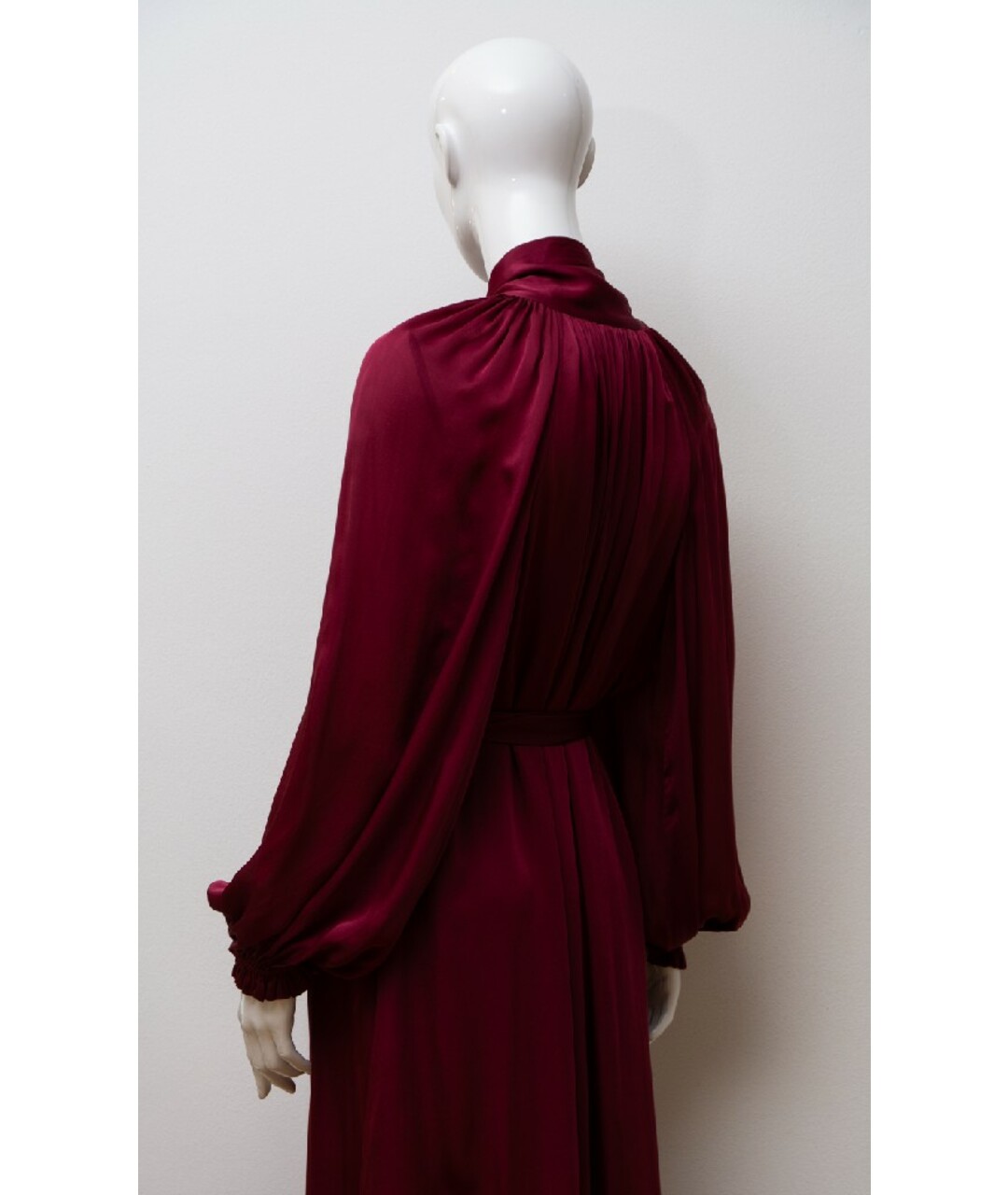 ZIMMERMANN Бордовое шелковое платье, фото 4
