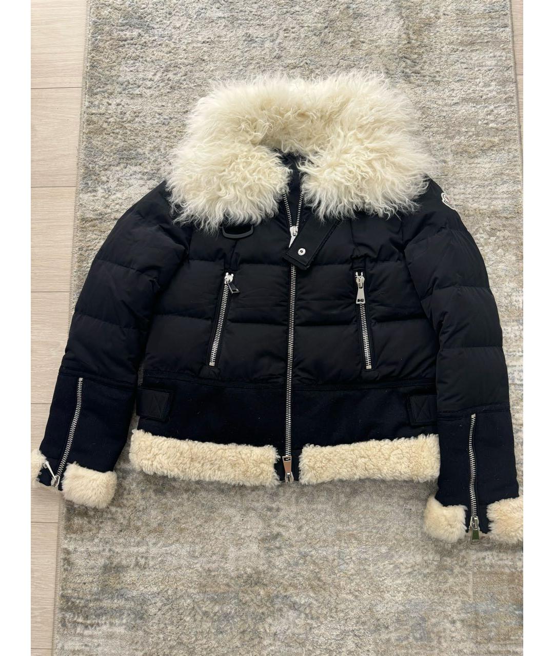 MONCLER Черный пуховик, фото 9