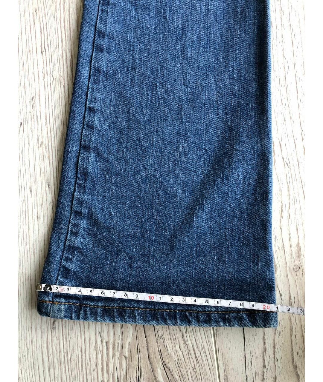 ICEBERG Синие хлопко-эластановые джинсы клеш, фото 6