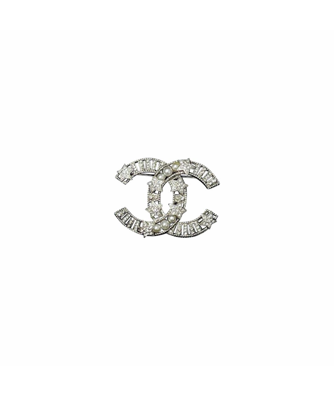 CHANEL Белая булавка / брошь, фото 1