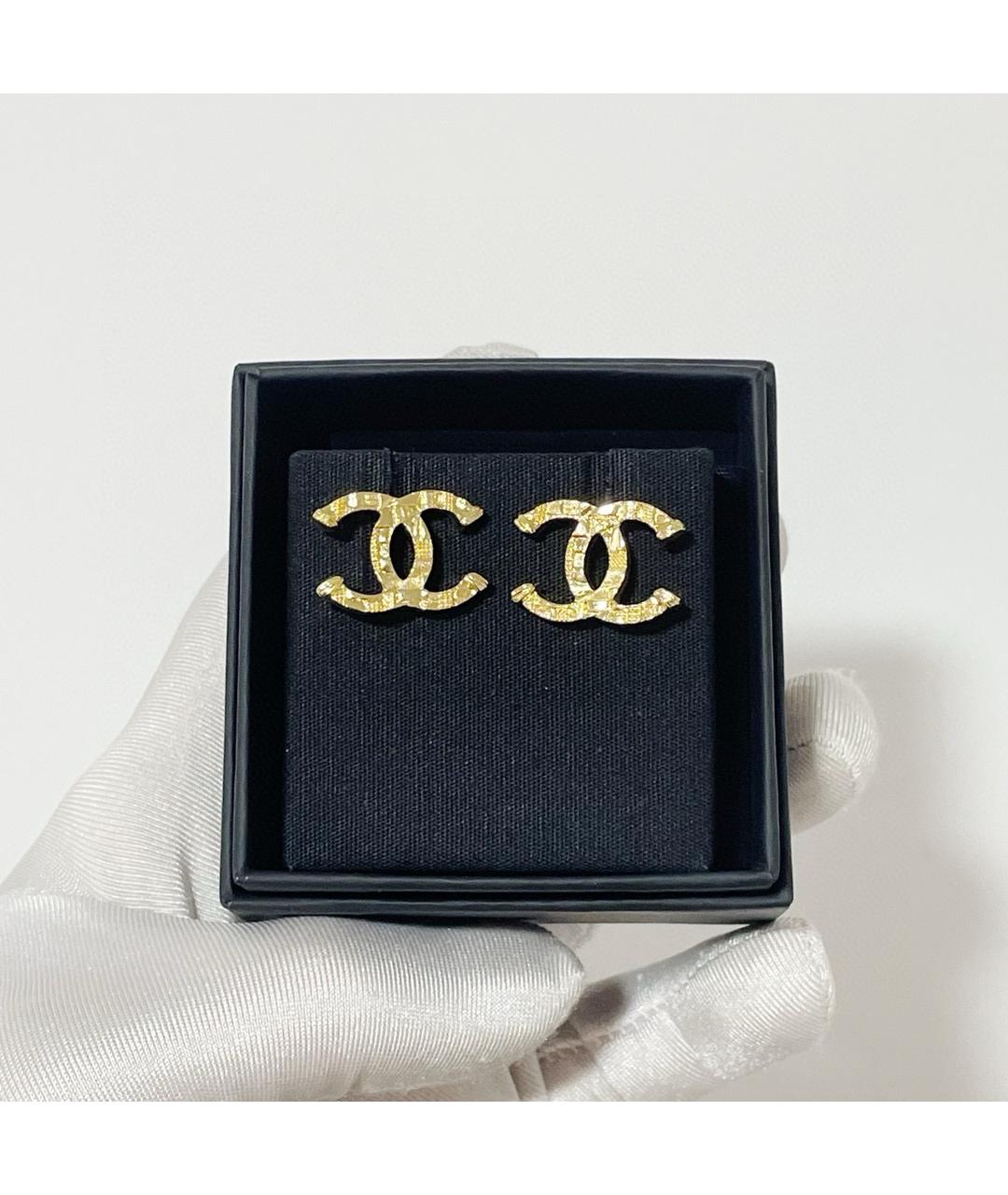 CHANEL Желтые серьги, фото 2