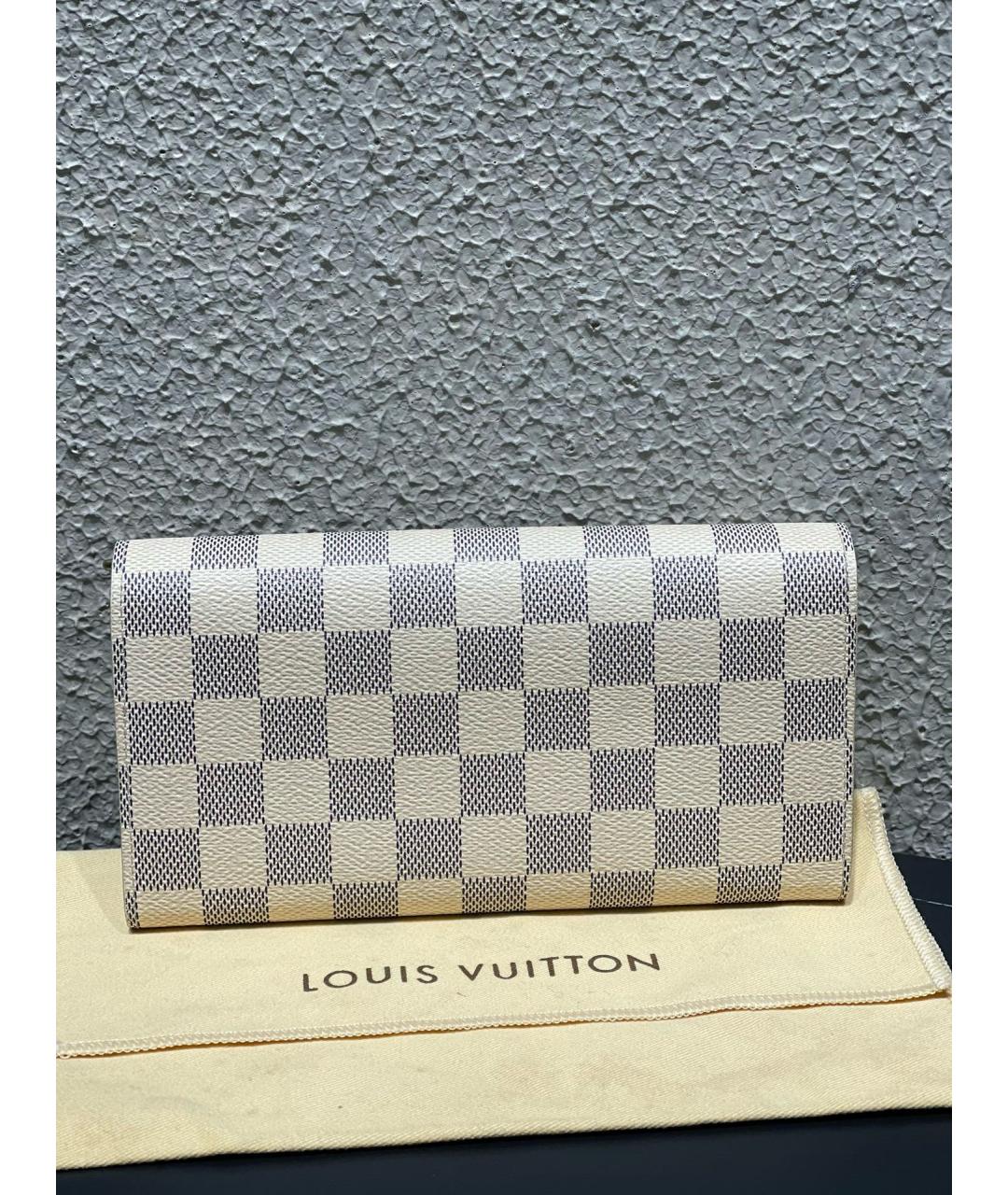 LOUIS VUITTON Белый кошелек, фото 6