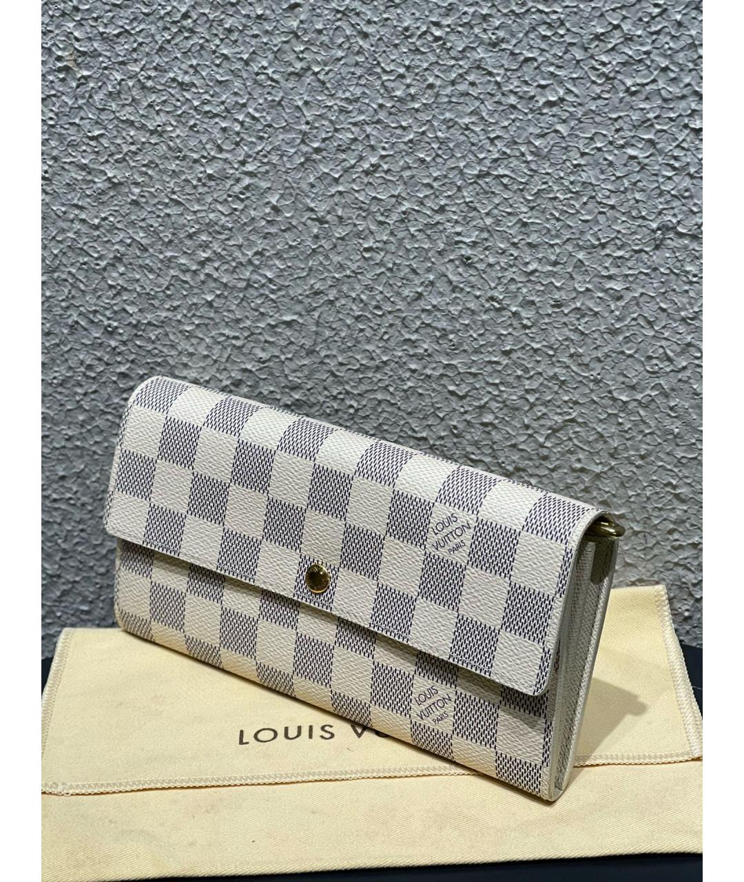 LOUIS VUITTON Белый кошелек, фото 5