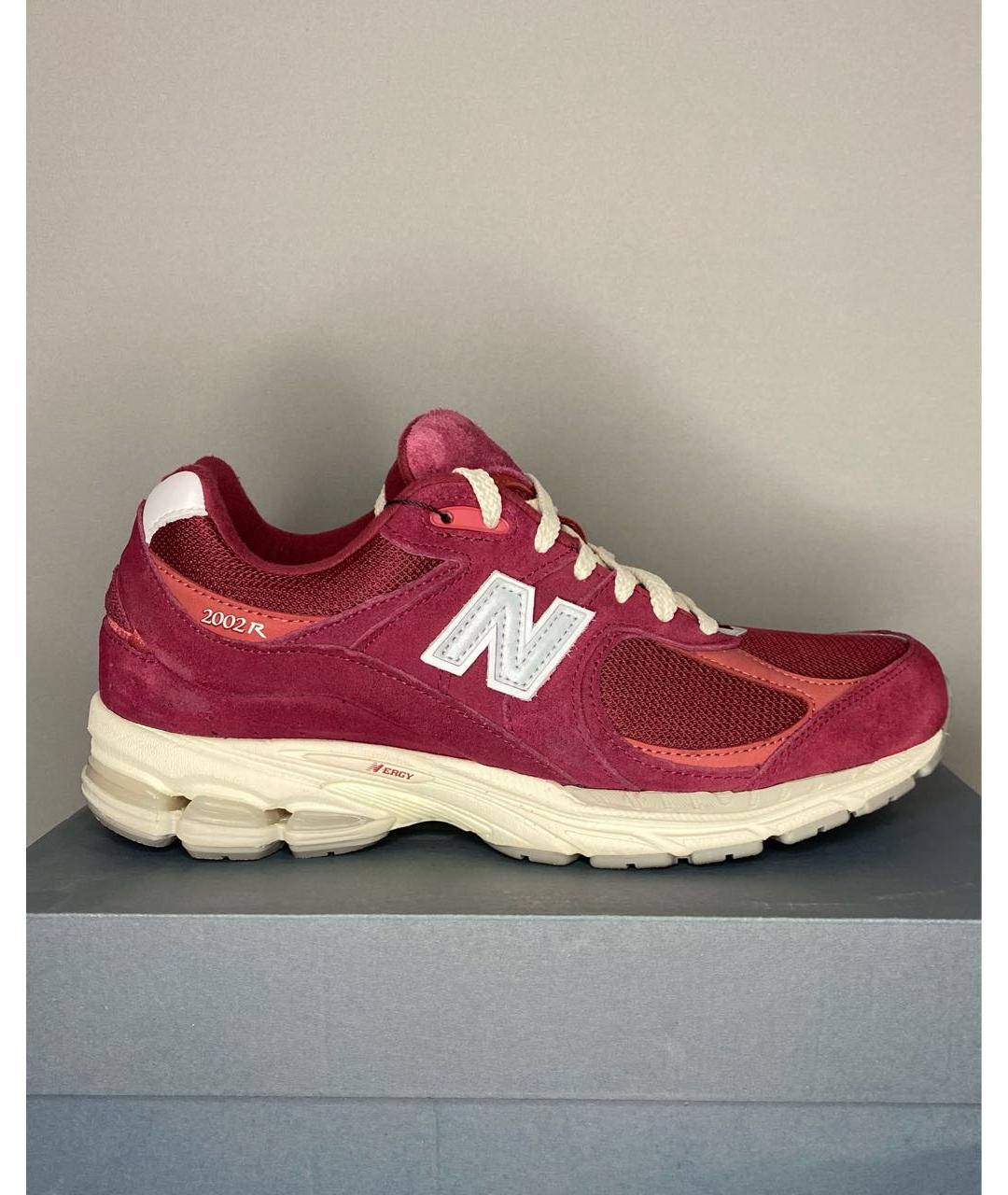 NEW BALANCE Бордовые низкие кроссовки / кеды, фото 6