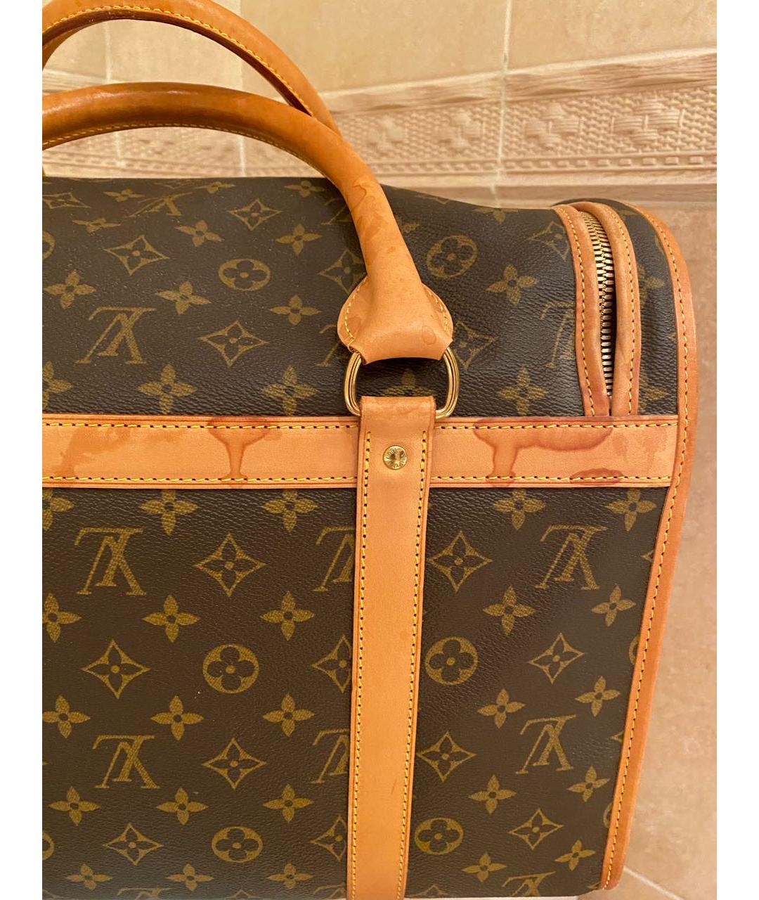 LOUIS VUITTON Коричневая дорожная/спортивная сумка, фото 7