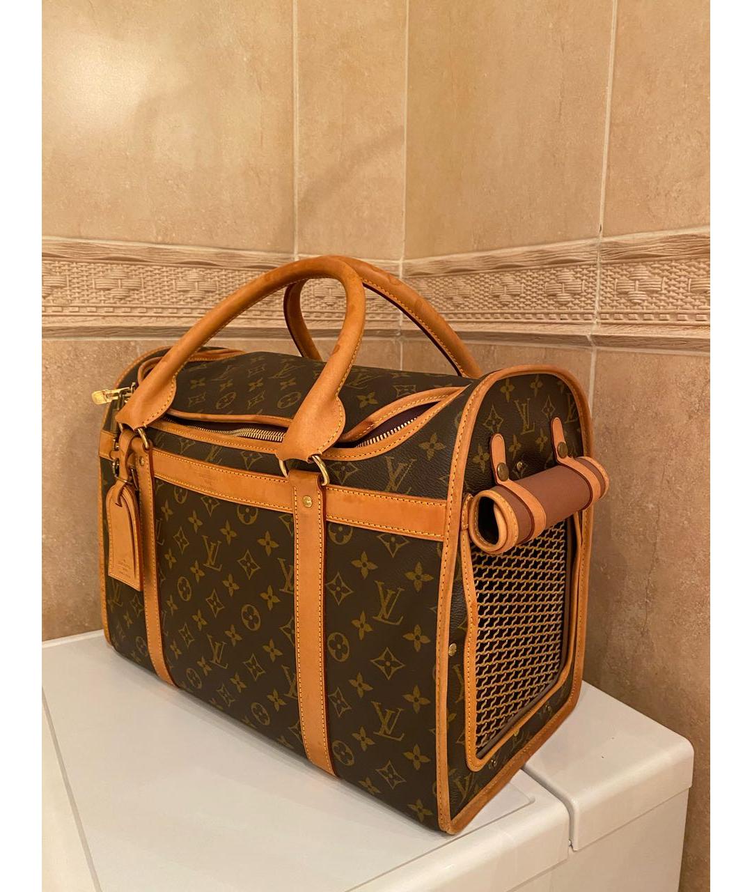 LOUIS VUITTON Коричневая дорожная/спортивная сумка, фото 2