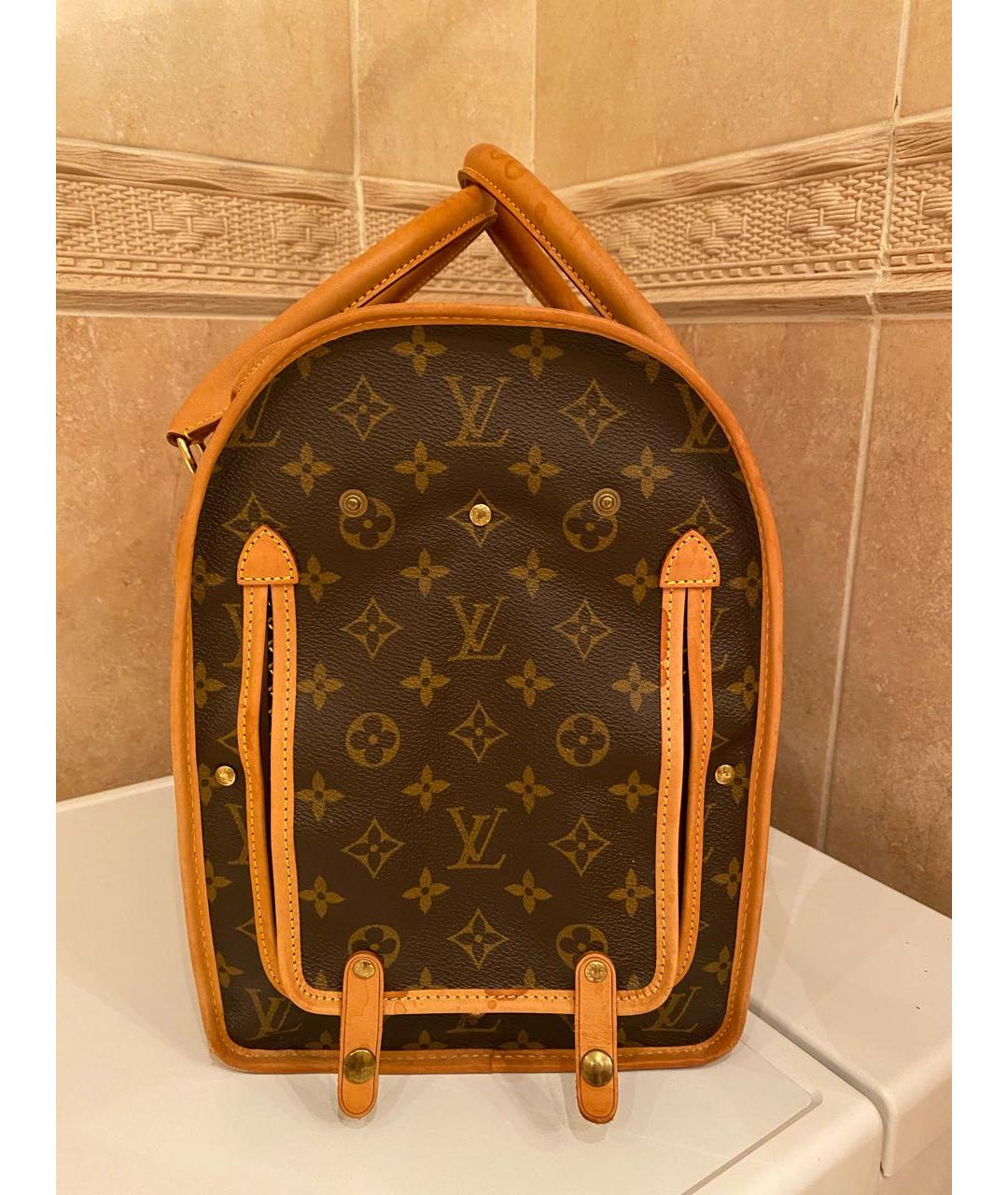 LOUIS VUITTON Коричневая дорожная/спортивная сумка, фото 8