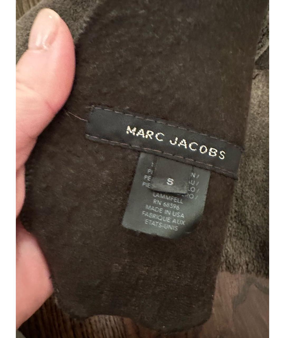 MARC JACOBS Коричневая кожаная дубленка, фото 2