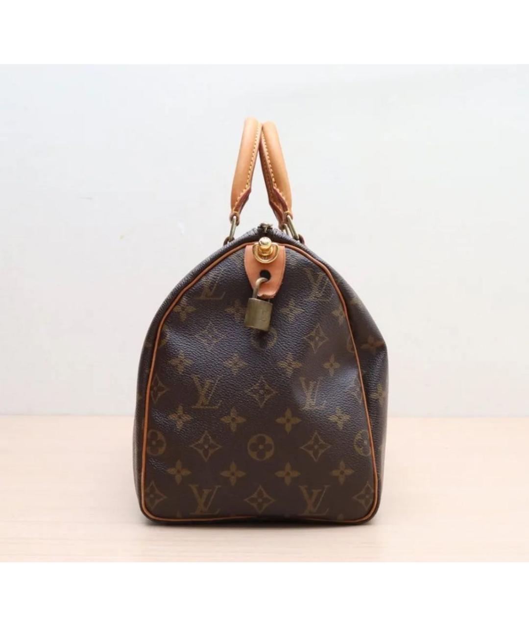 LOUIS VUITTON Коричневая сумка тоут, фото 3