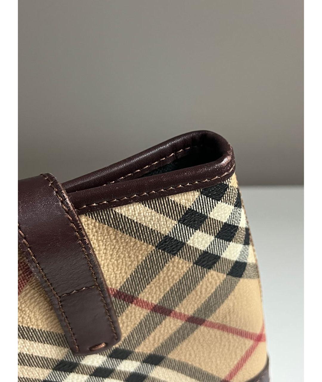 BURBERRY Бежевая сумка тоут, фото 5