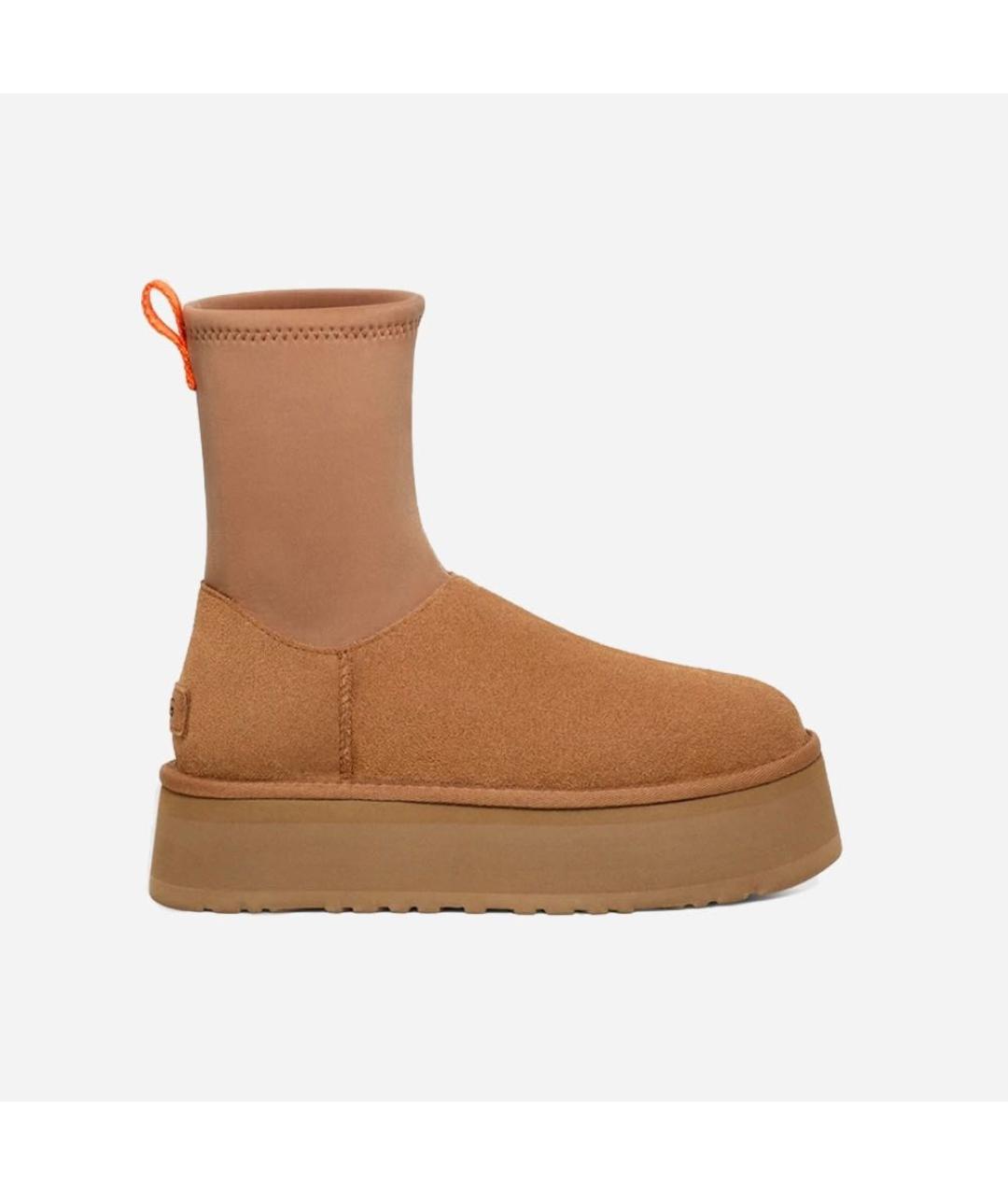 UGG AUSTRALIA Коричневые замшевые ботинки, фото 7