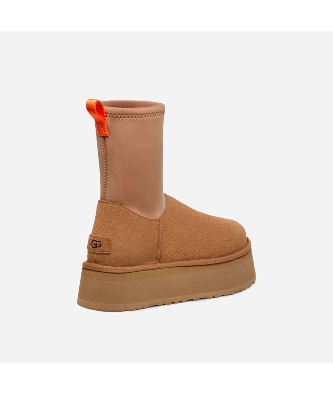 UGG AUSTRALIA Коричневые замшевые ботинки, фото 4