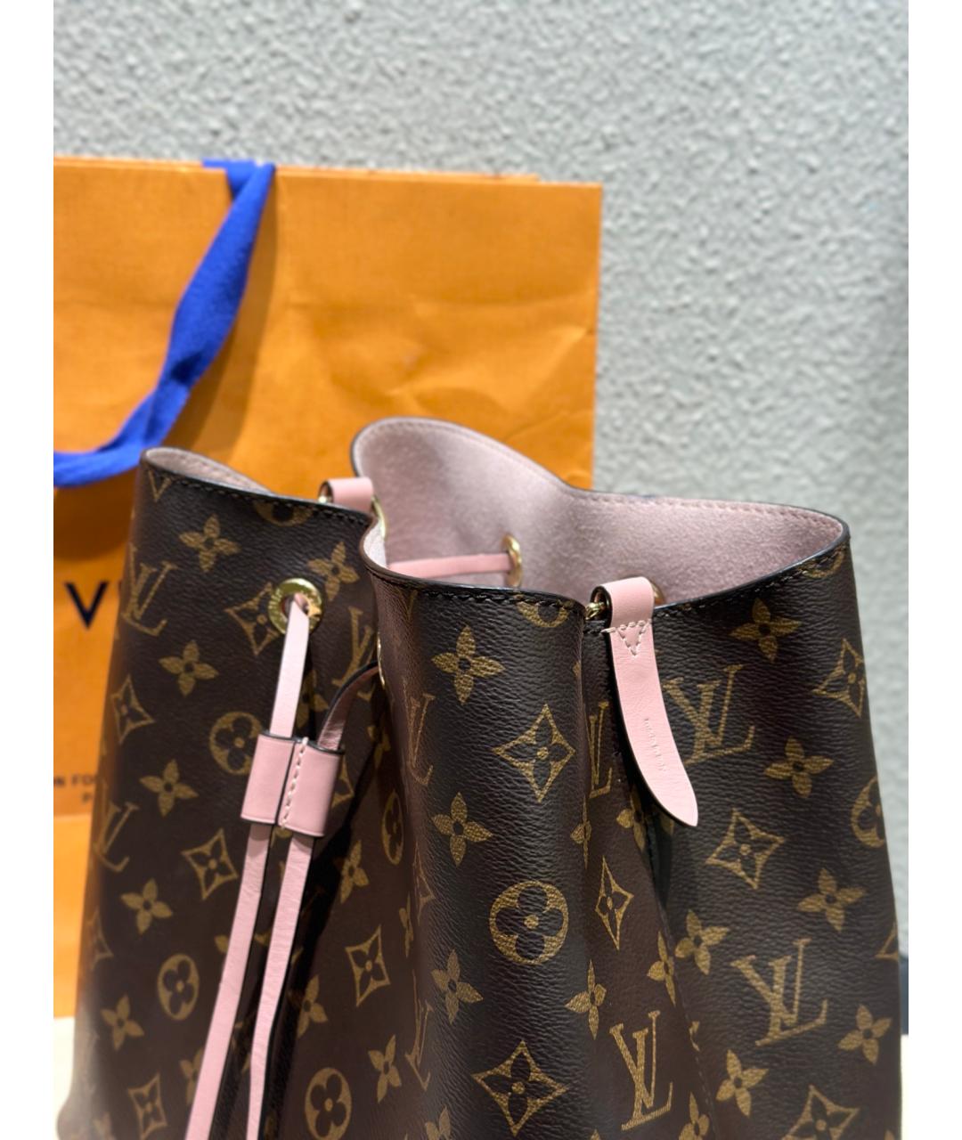 LOUIS VUITTON Коричневая сумка тоут, фото 8