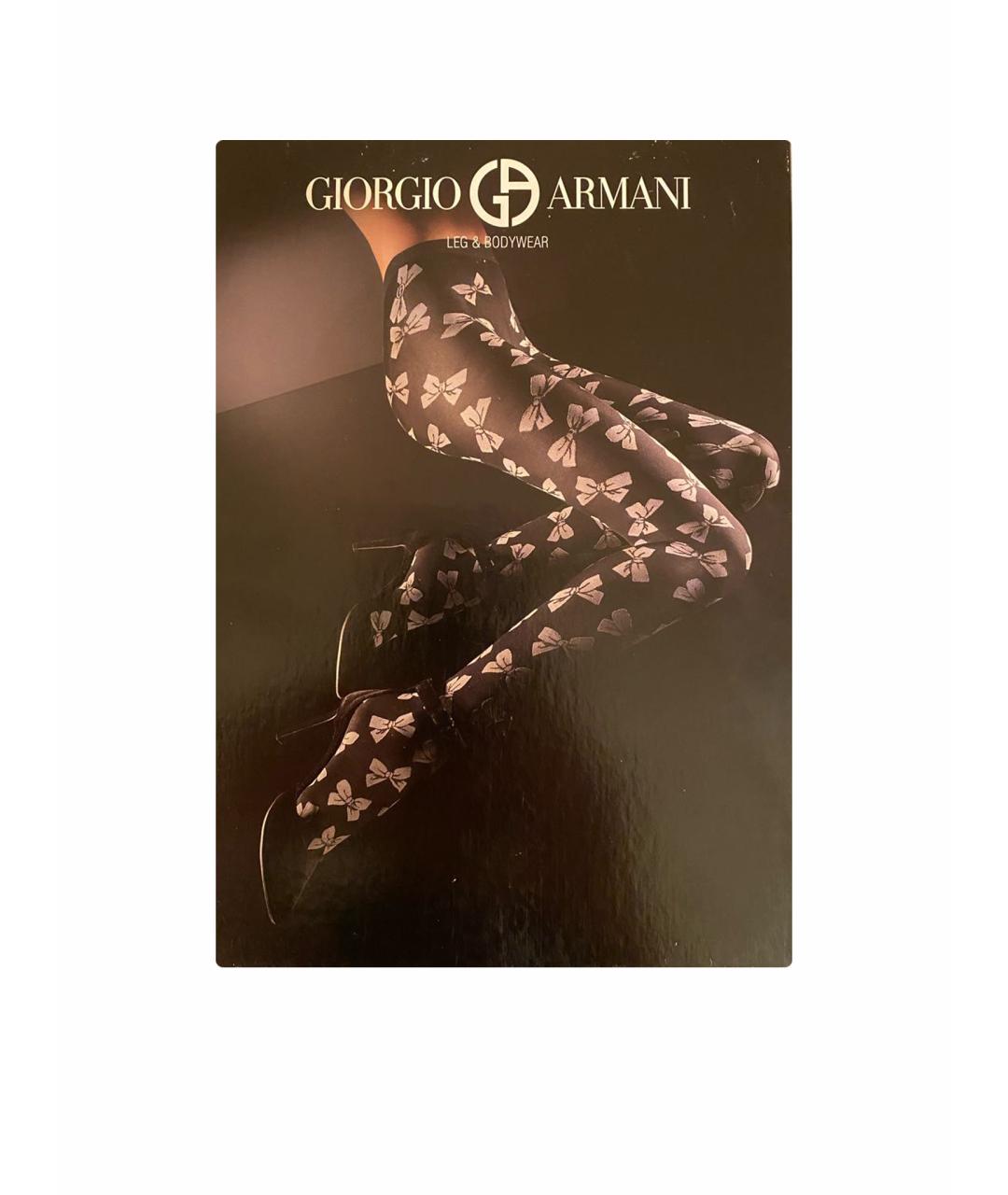 GIORGIO ARMANI Черные носки, чулки и колготы, фото 1