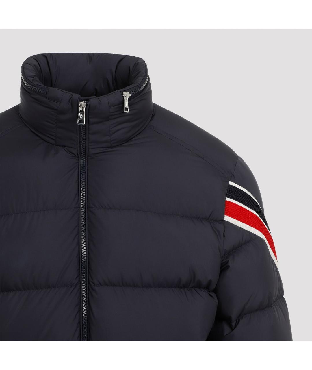 MONCLER Темно-синяя полиамидовая куртка, фото 3