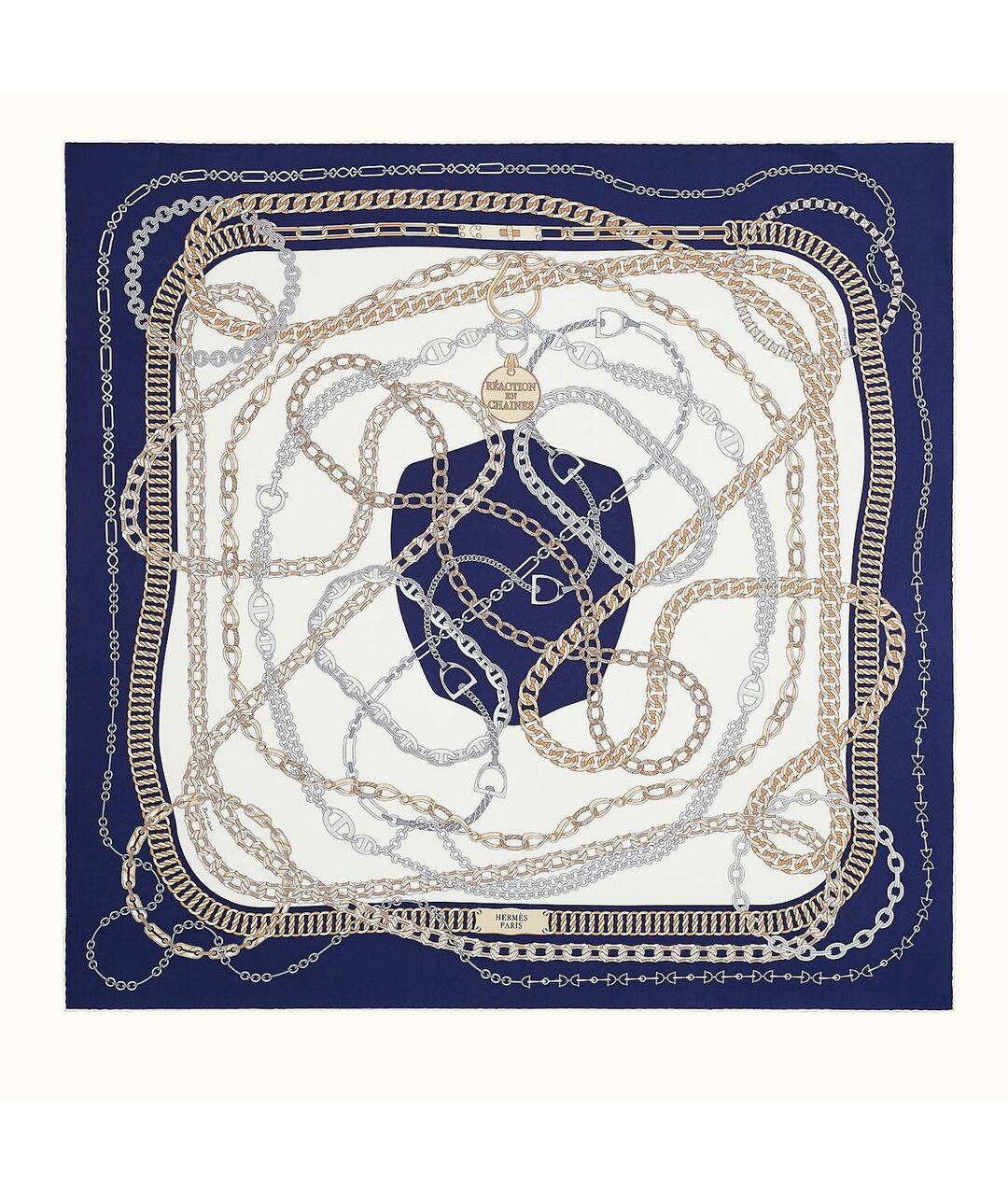 HERMES PRE-OWNED Мульти шелковый шарф, фото 7