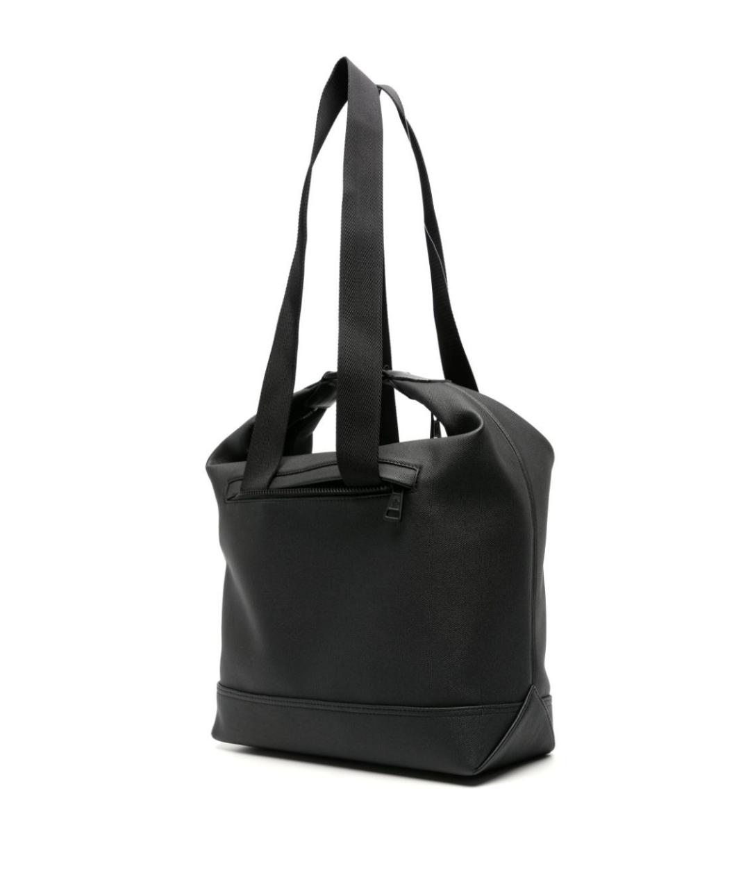 MONCLER Черная синтетическая сумка на плечо, фото 3