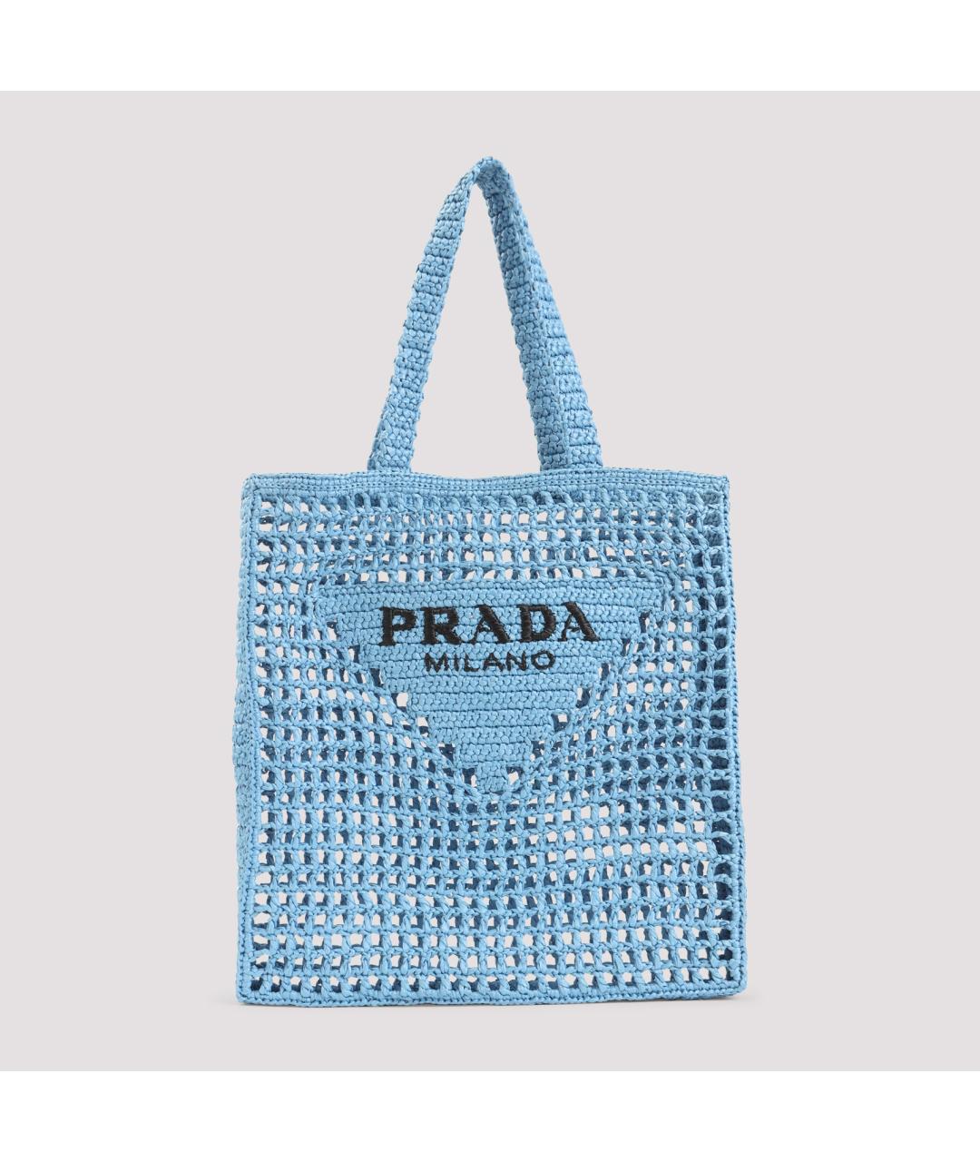 PRADA Голубая сумка тоут, фото 2