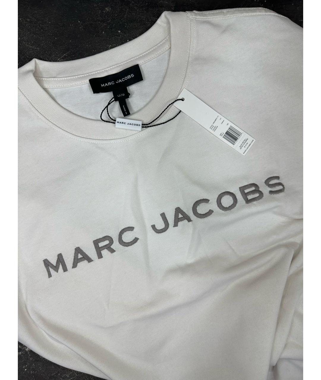 MARC JACOBS Бежевая хлопковая футболка, фото 2