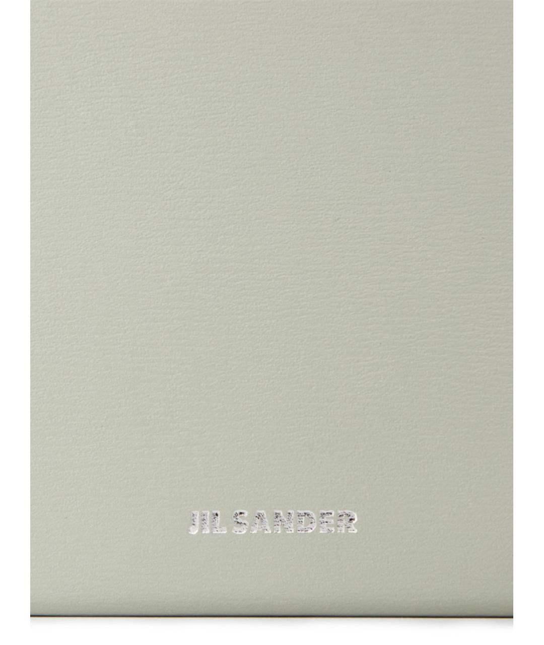 JIL SANDER Зеленая кожаная сумка через плечо, фото 3