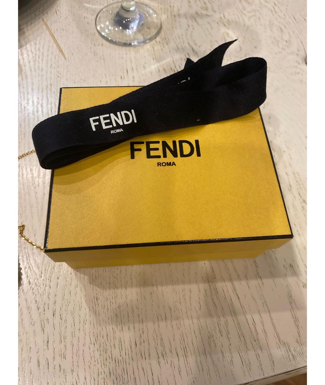 FENDI Черная подвеска из бисера, фото 5