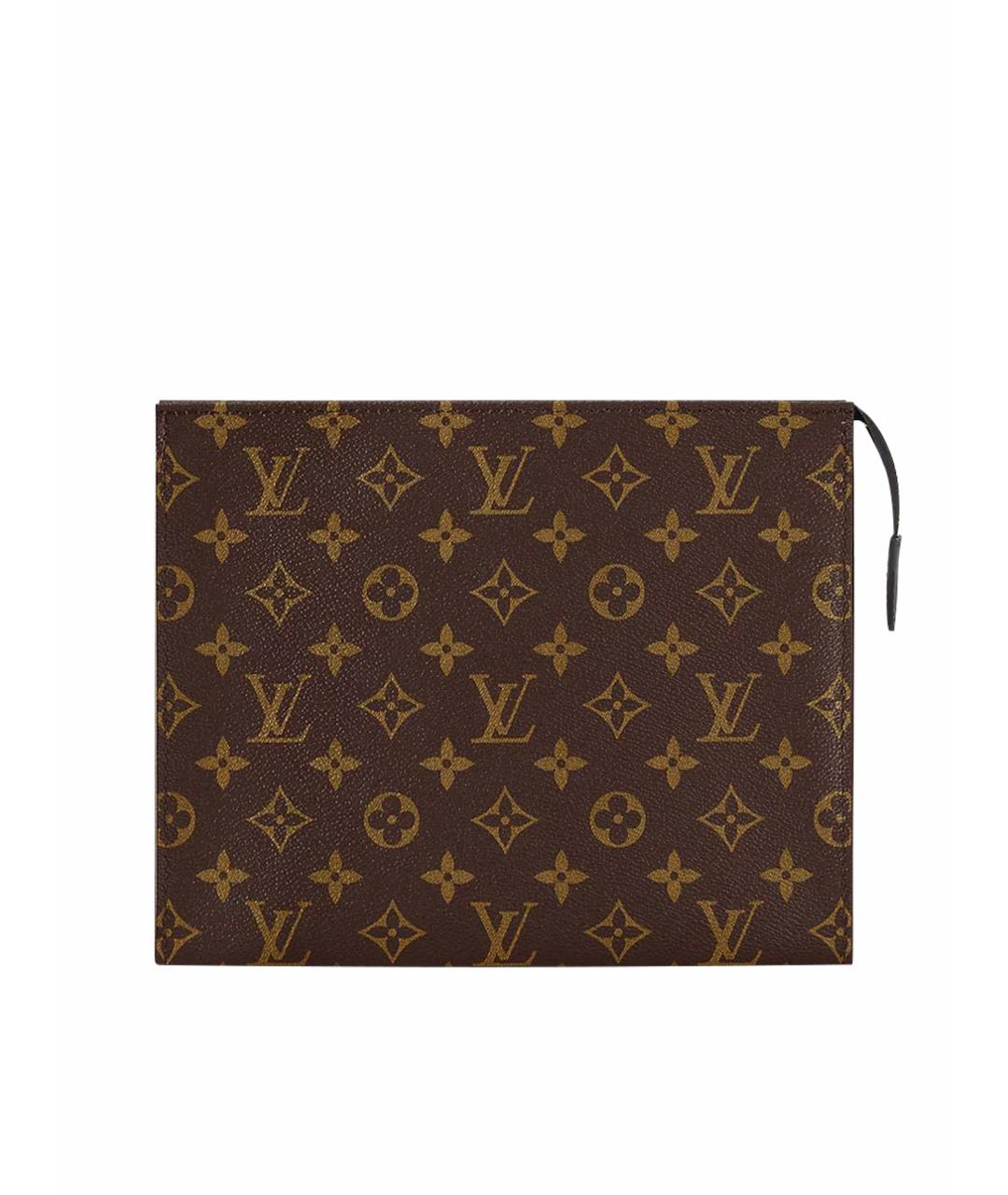 LOUIS VUITTON Коричневая косметичка, фото 1