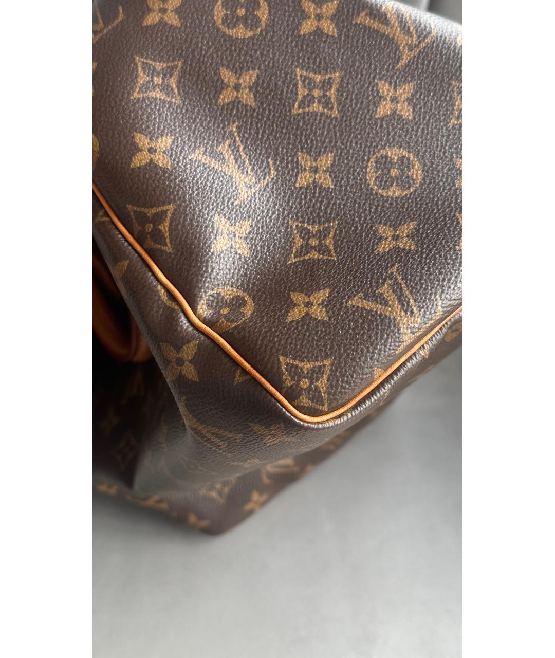 LOUIS VUITTON Коричневая сумка с короткими ручками, фото 4