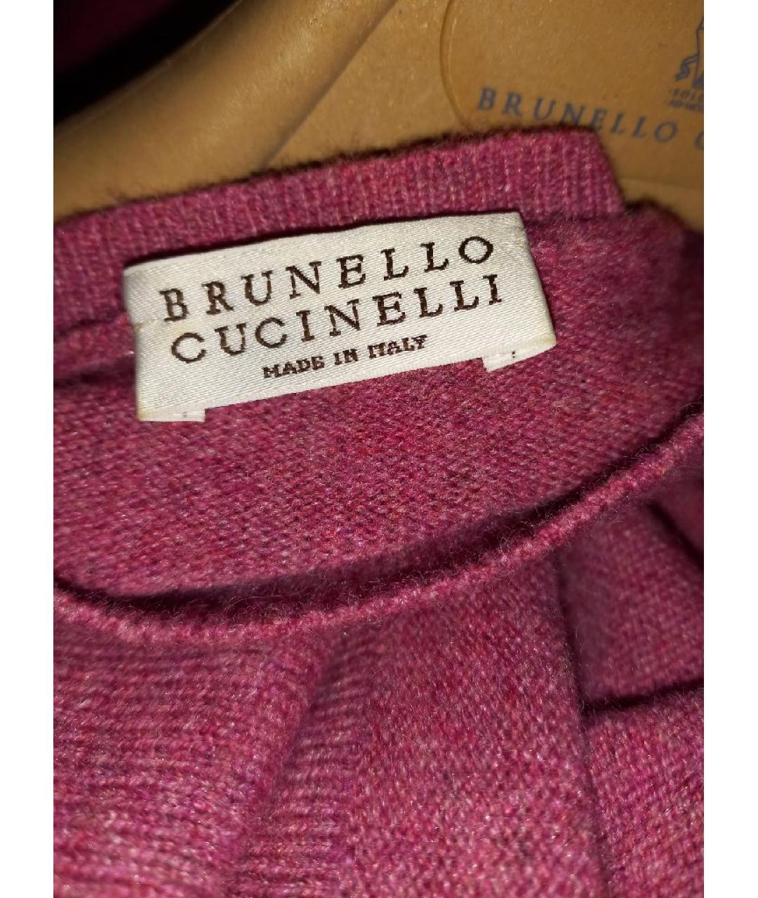 BRUNELLO CUCINELLI Розовая шерстяная жилетка, фото 6