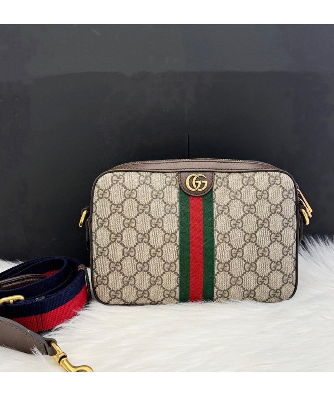 GUCCI Коричневая сумка через плечо, фото 2