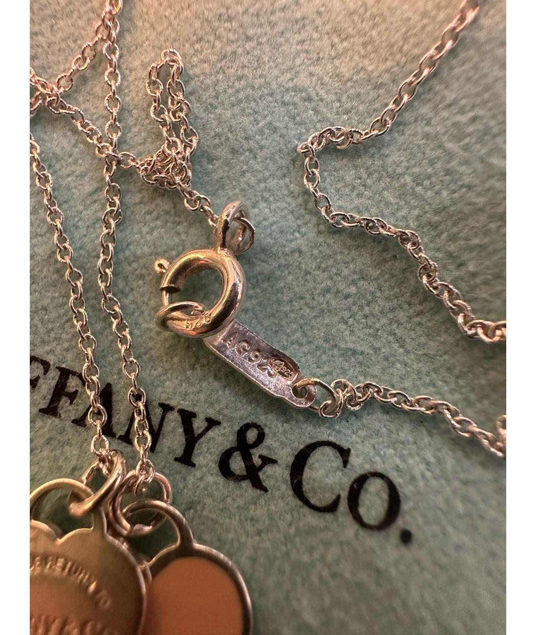 TIFFANY&CO Серебряная серебряная подвеска, фото 4