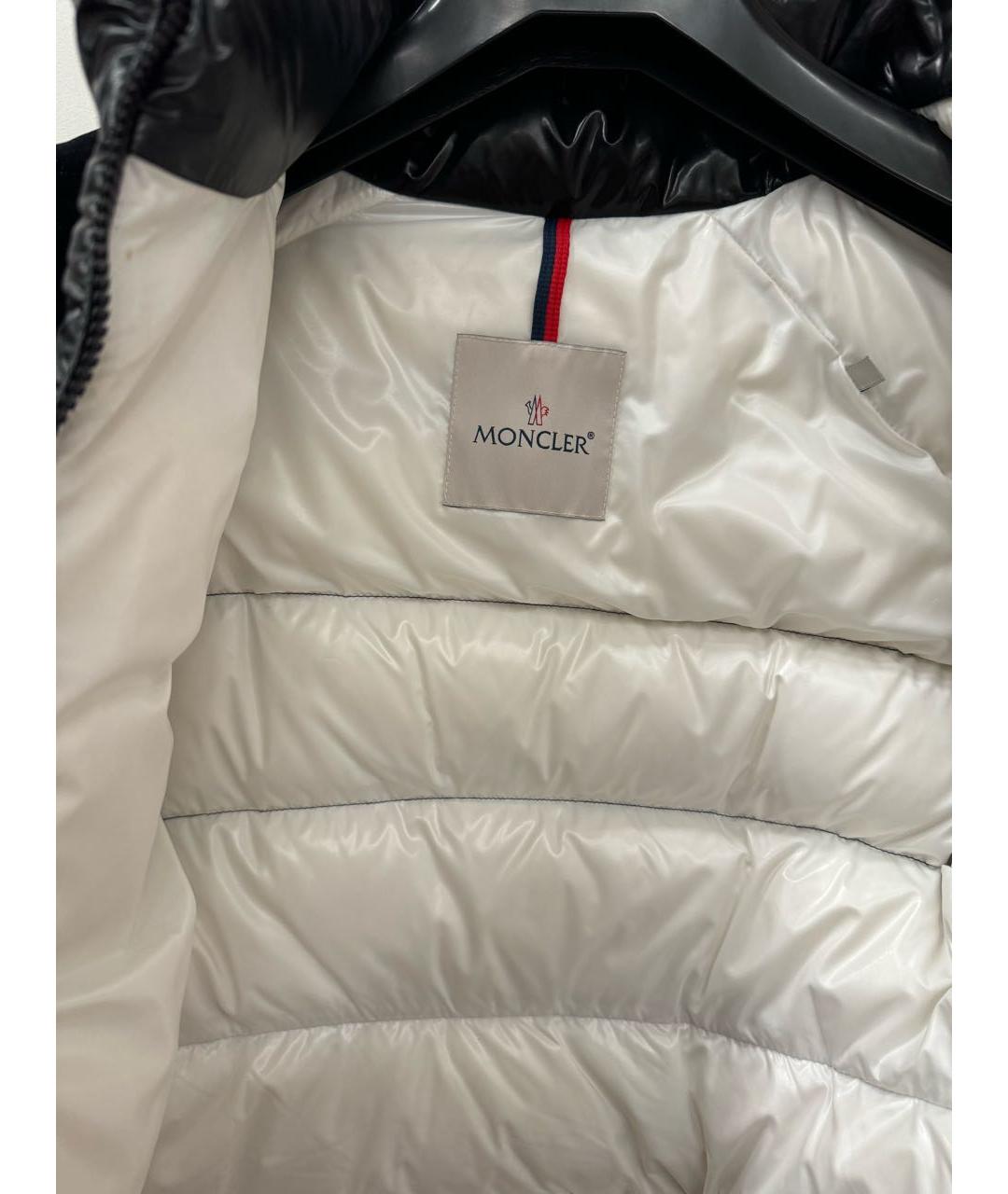 MONCLER Черный пуховик, фото 5