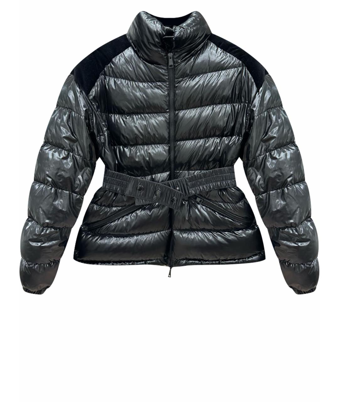 MONCLER Черный пуховик, фото 1