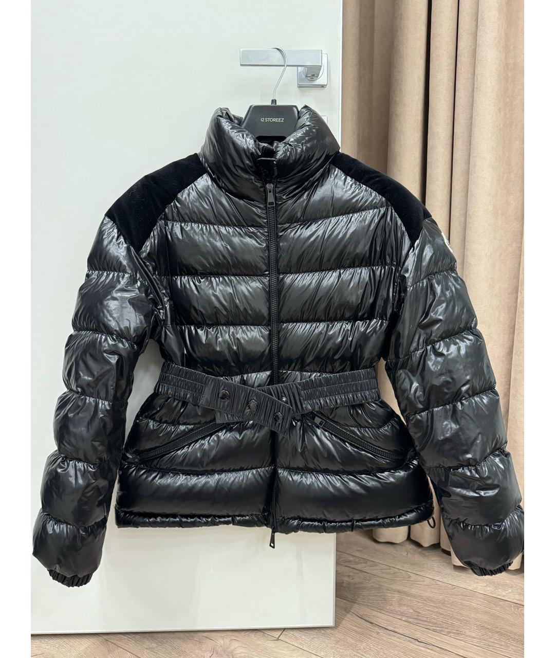 MONCLER Черный пуховик, фото 8