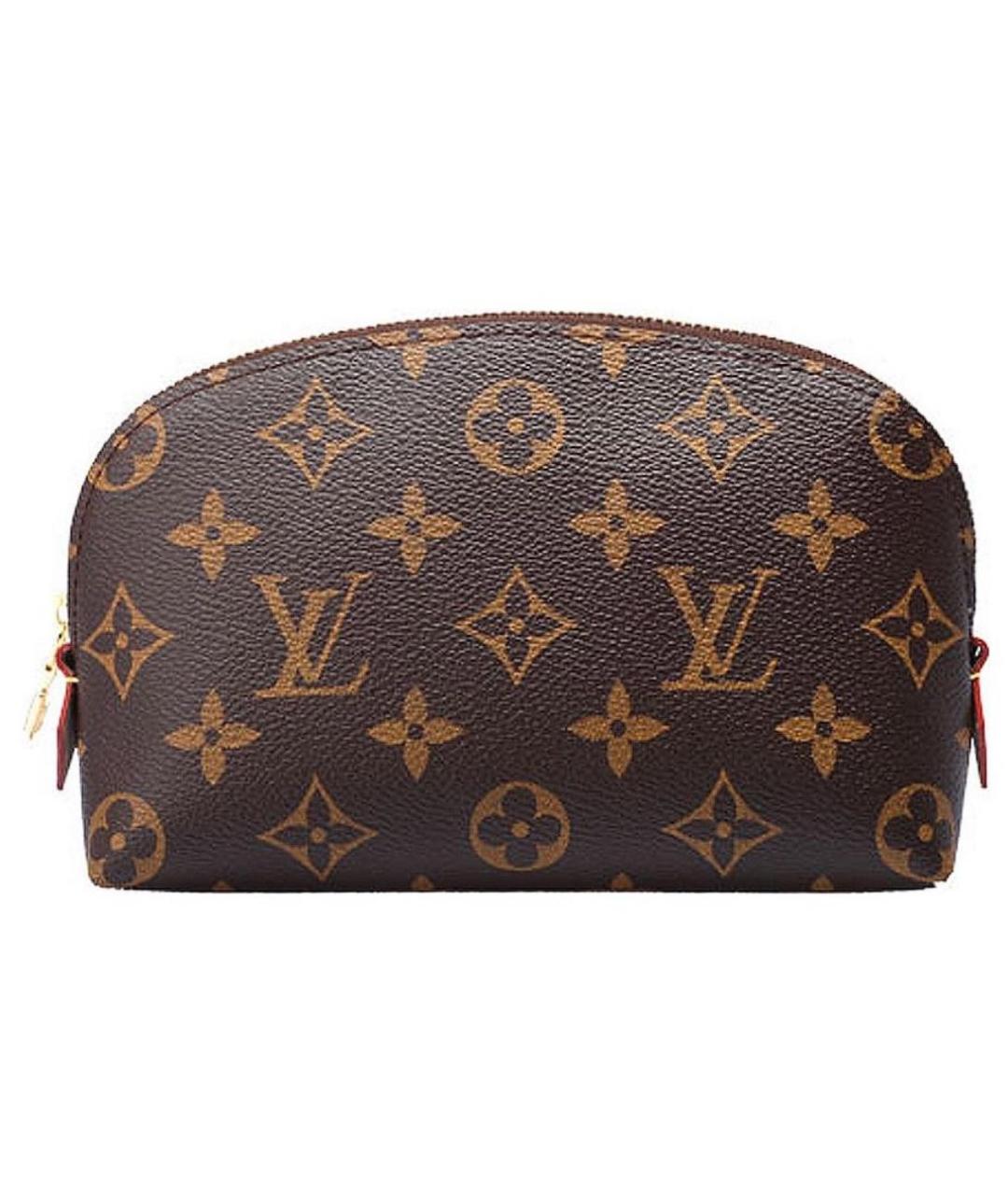 LOUIS VUITTON Коричневая косметичка, фото 3