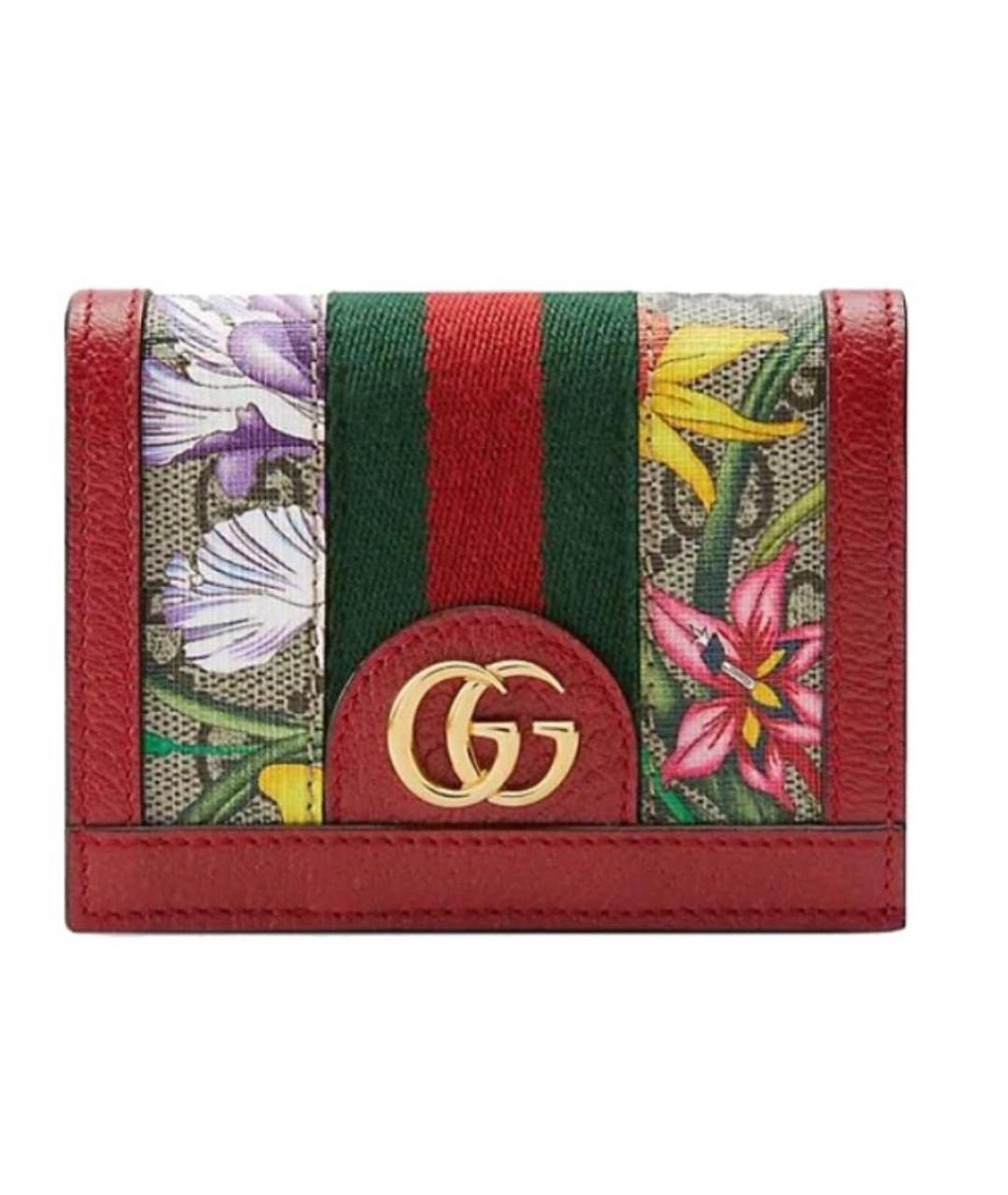 GUCCI Красный кошелек, фото 1