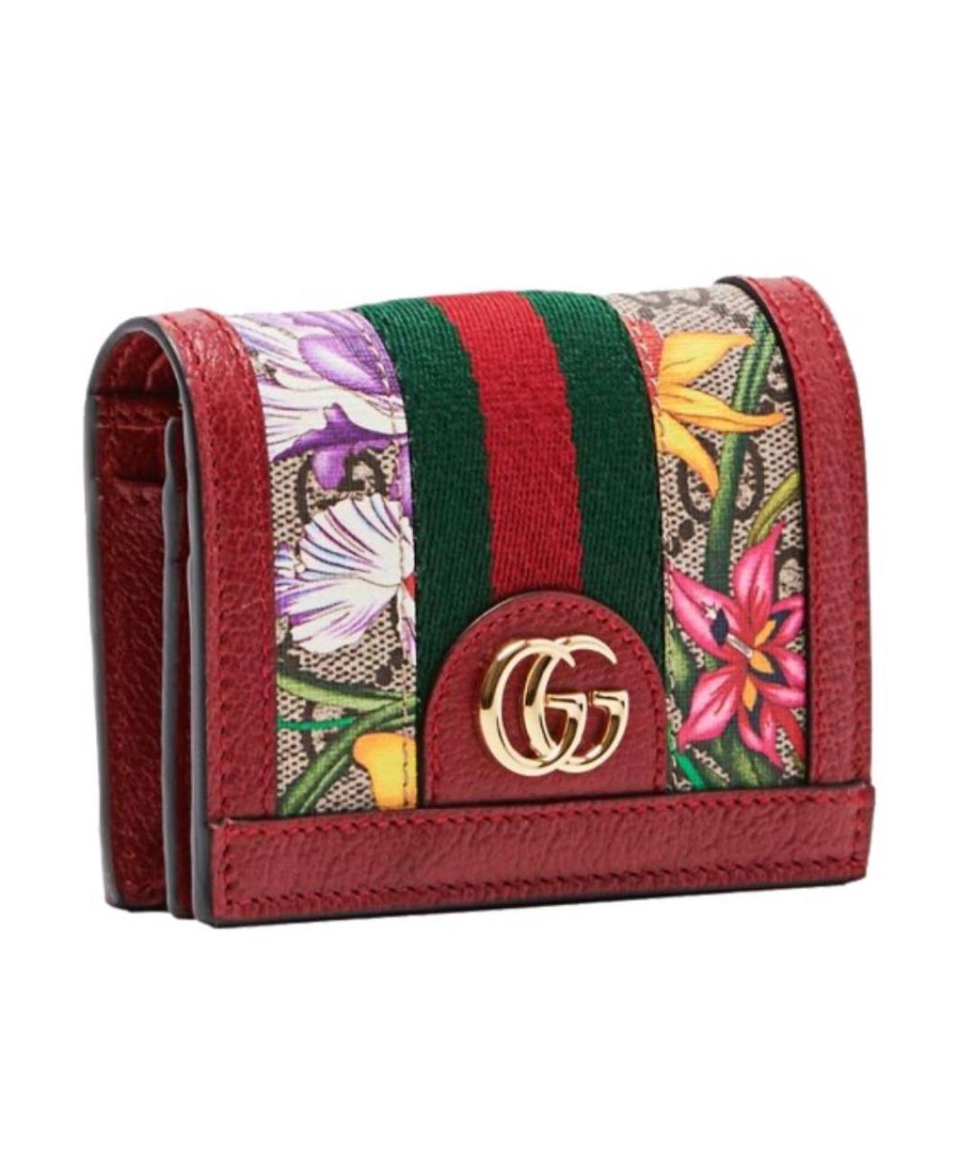 GUCCI Красный кошелек, фото 2