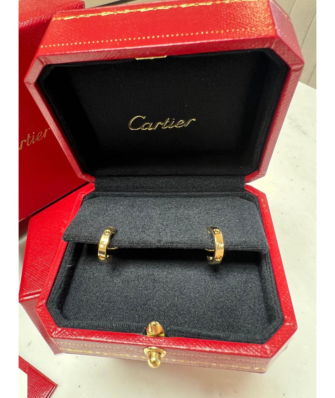 CARTIER Золотые серьги из желтого золота, фото 6