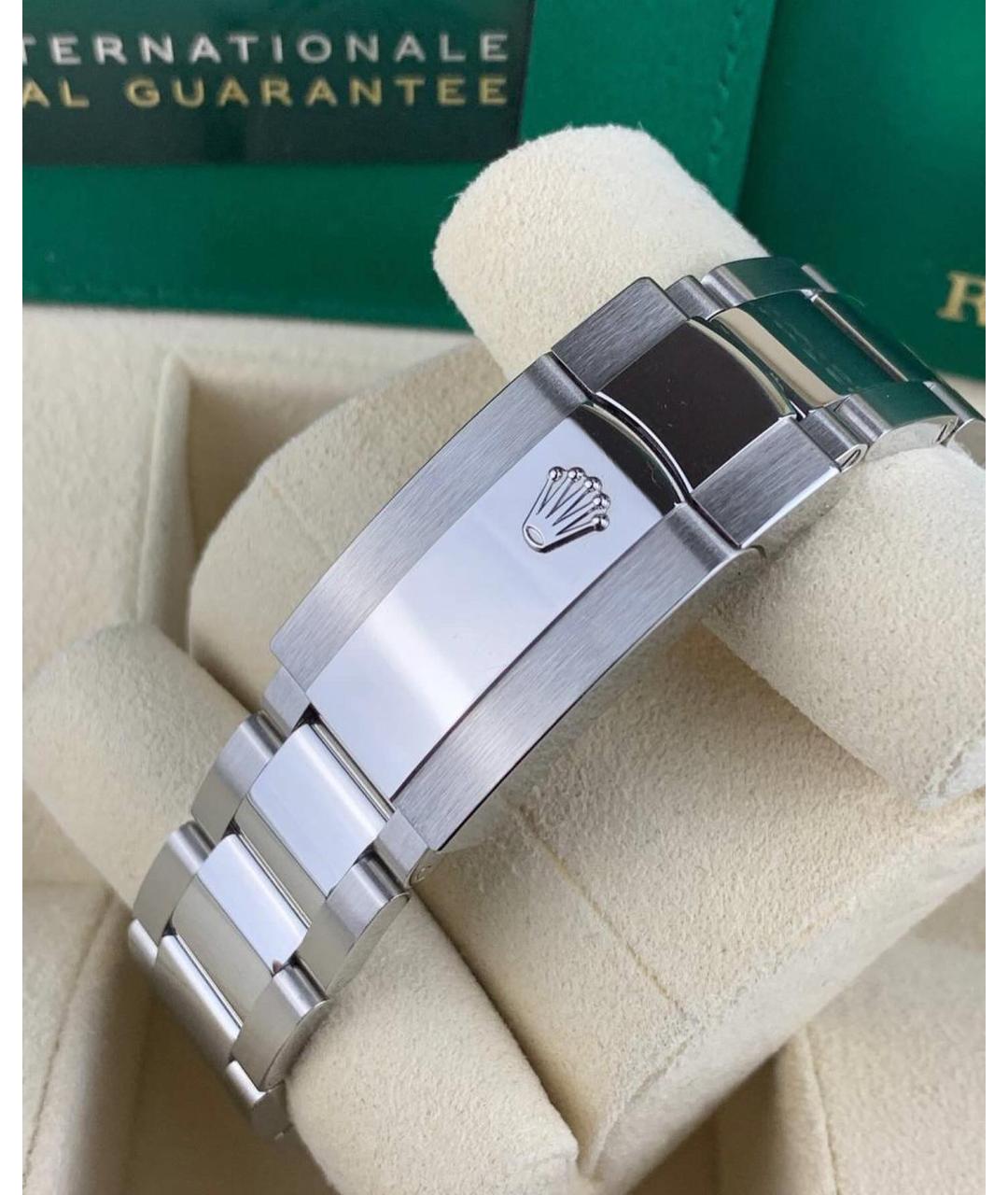 ROLEX Синие часы из белого золота, фото 4