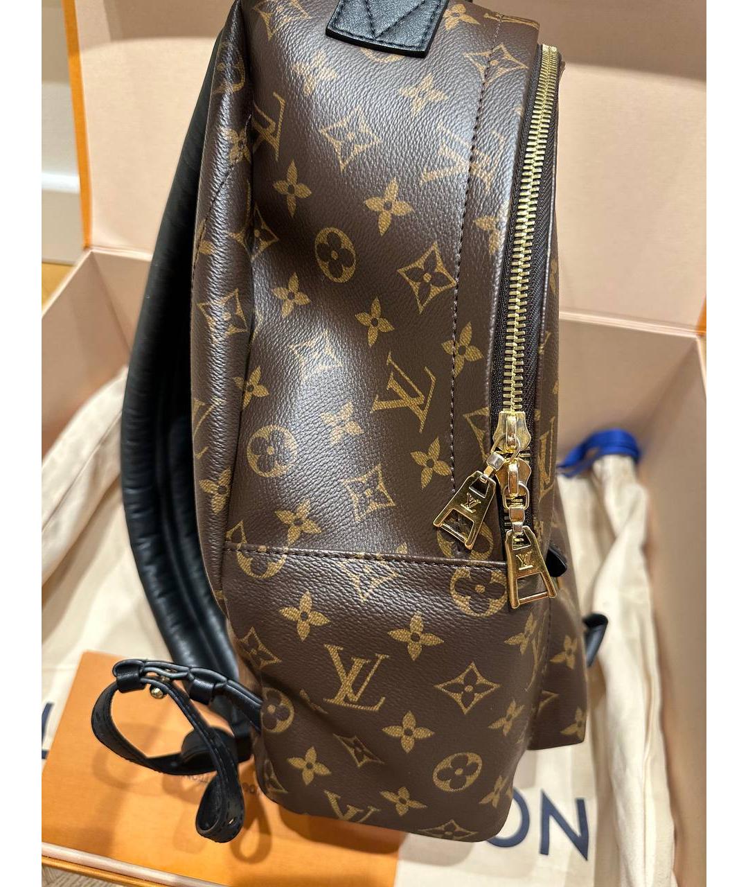 LOUIS VUITTON Коричневый рюкзак, фото 3