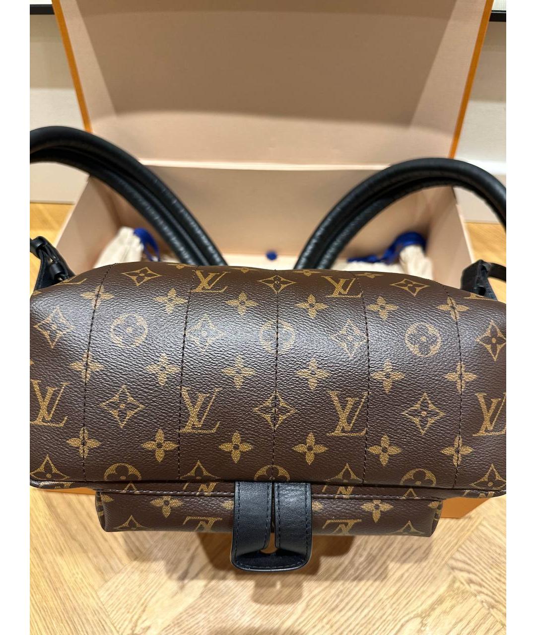 LOUIS VUITTON Коричневый рюкзак, фото 4