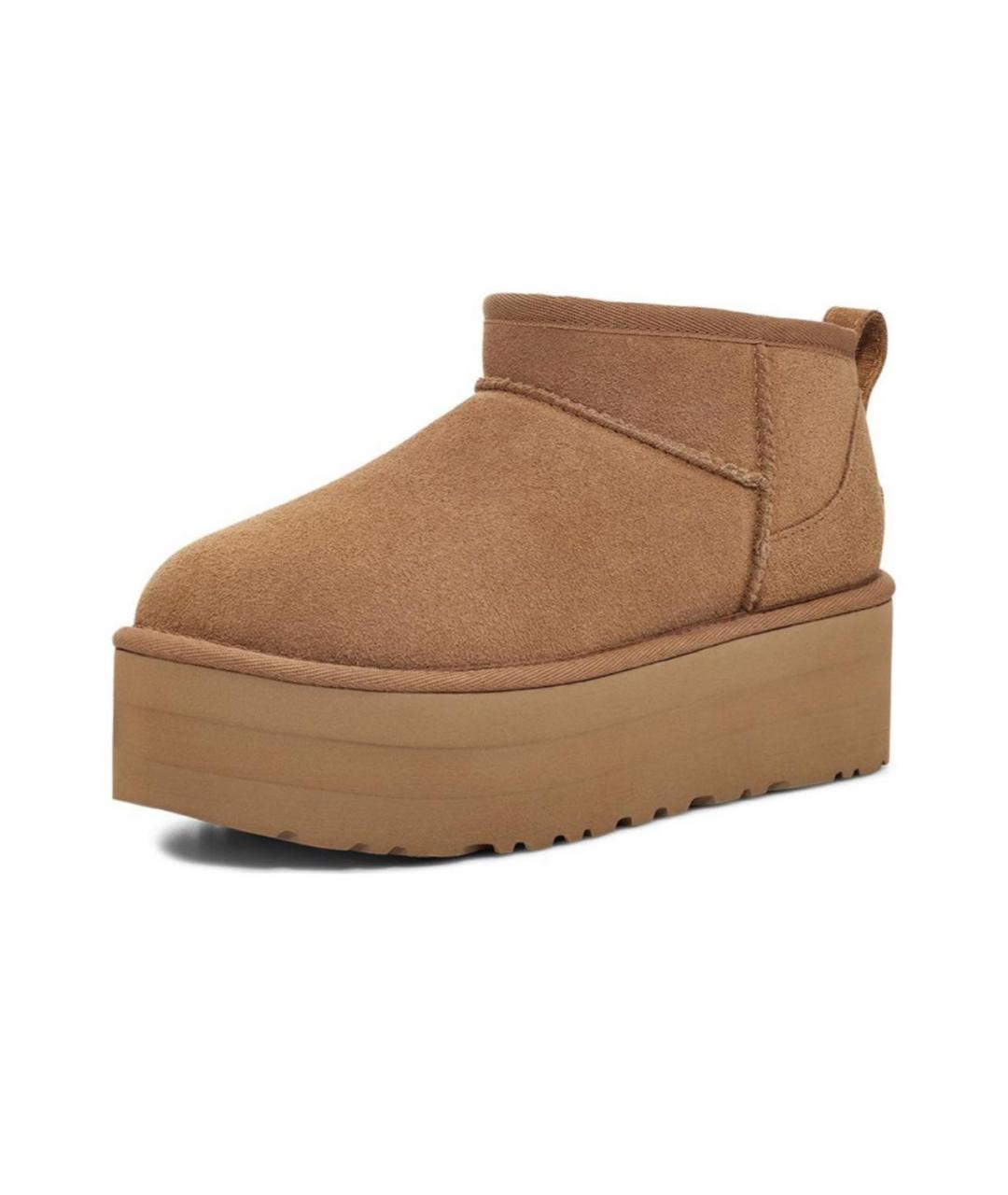 UGG AUSTRALIA Коричневые замшевые ботинки, фото 2