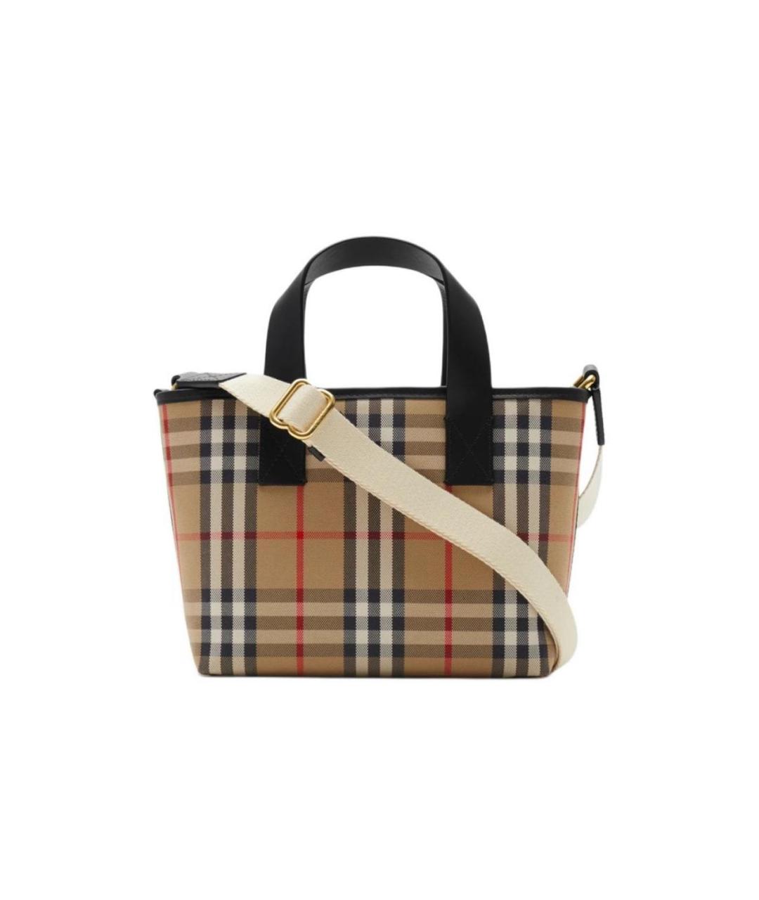 BURBERRY Мульти кожаная сумка тоут, фото 1