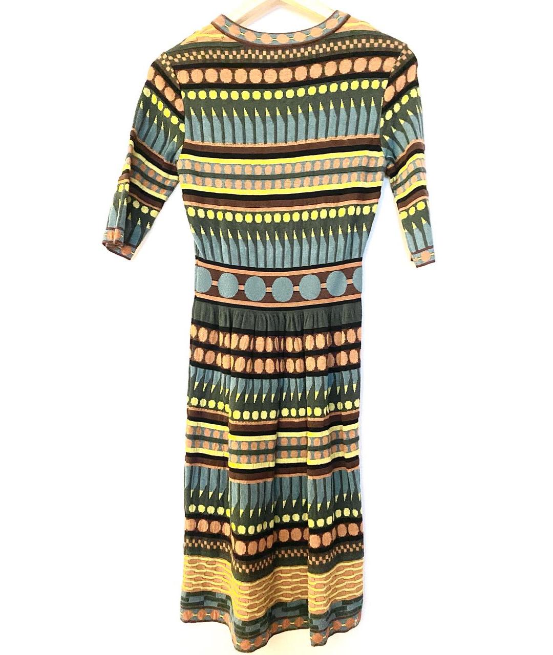 MISSONI Мульти шерстяное повседневное платье, фото 2