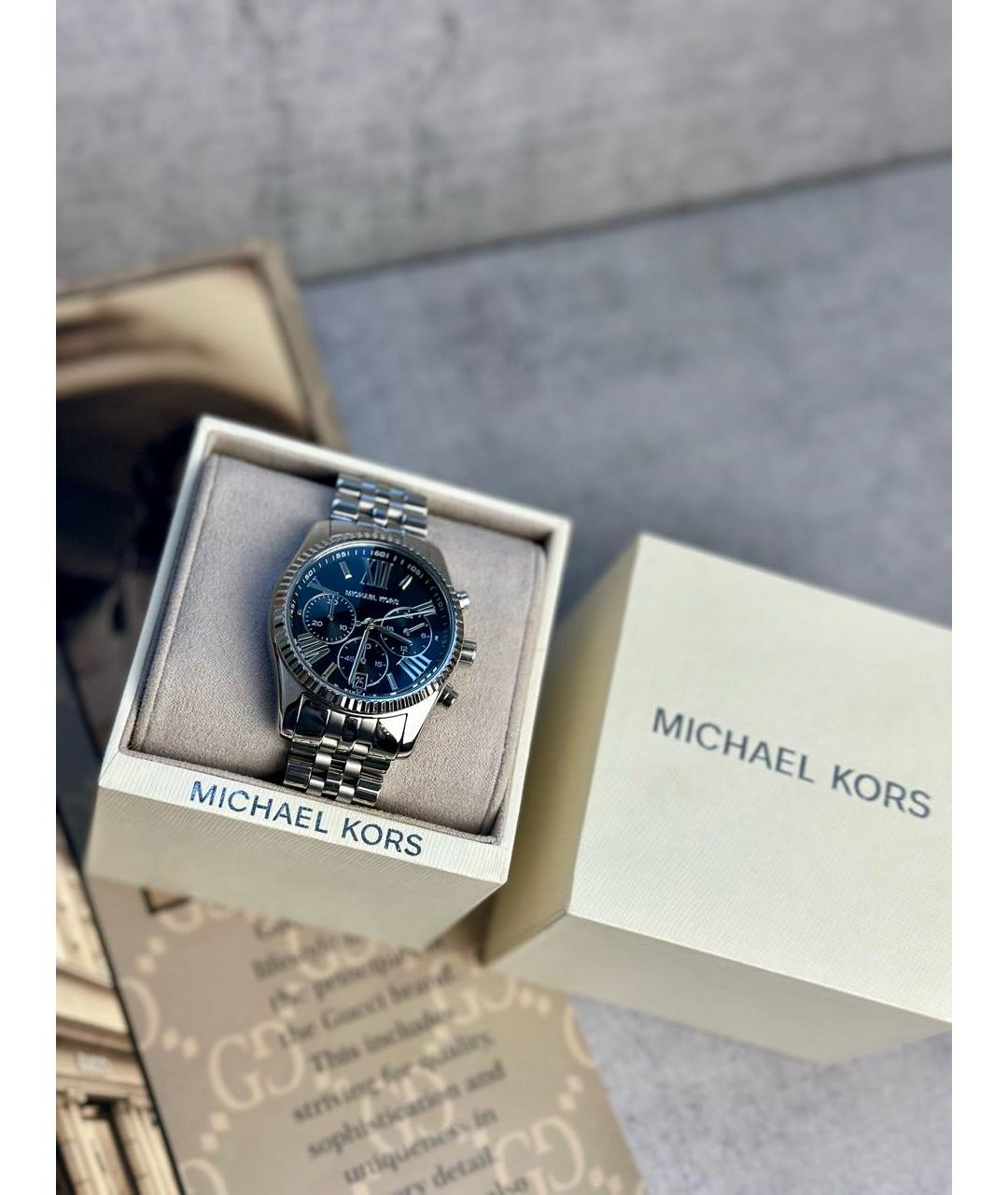 MICHAEL KORS Серебряные часы, фото 4