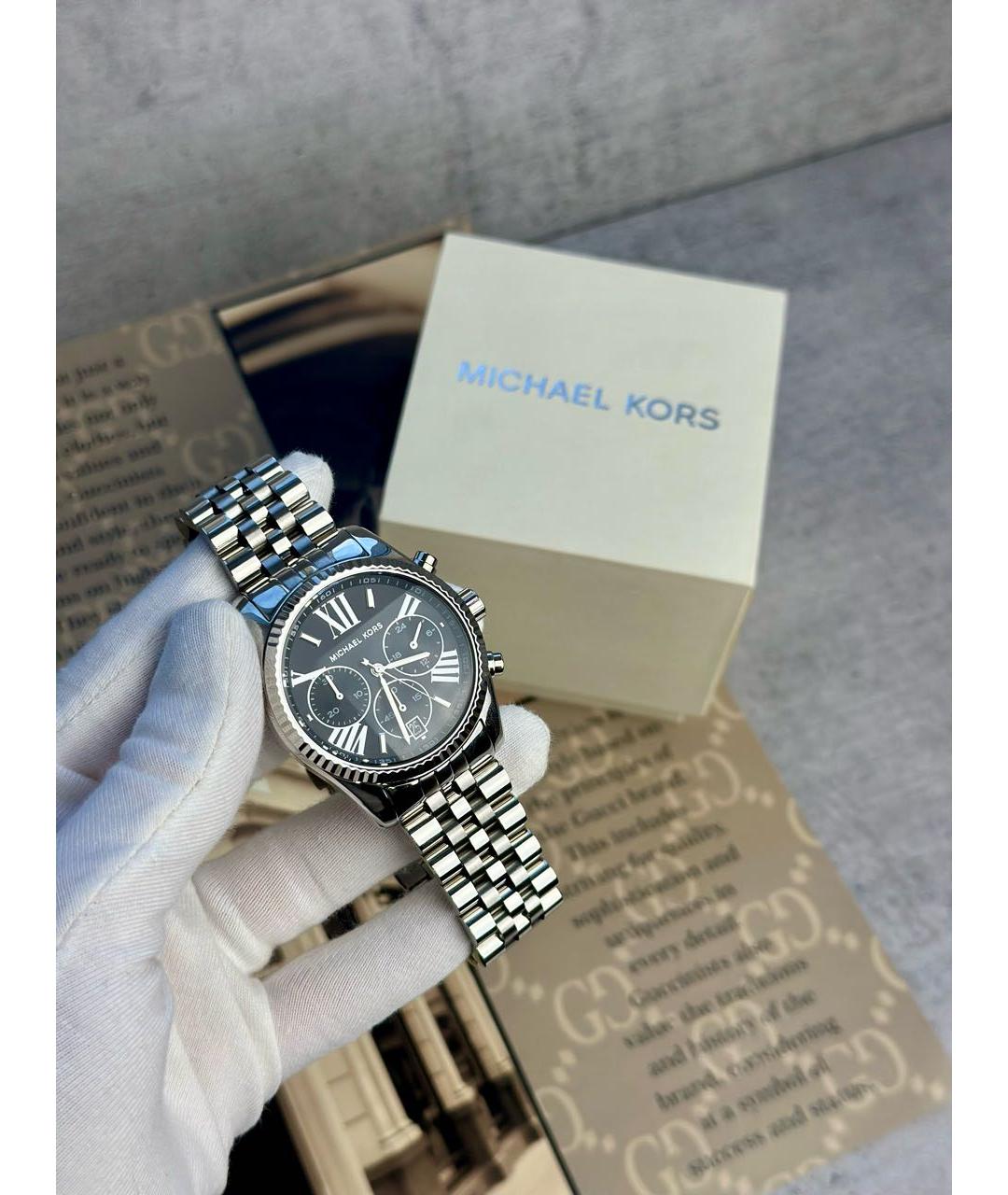 MICHAEL KORS Серебряные часы, фото 5